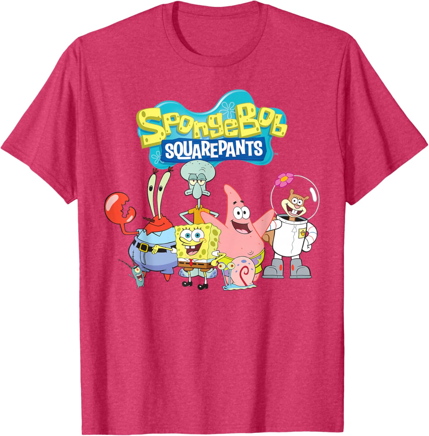 SpongeBob SquarePants Friends T-Shirt for Fun Loving Fans - 4