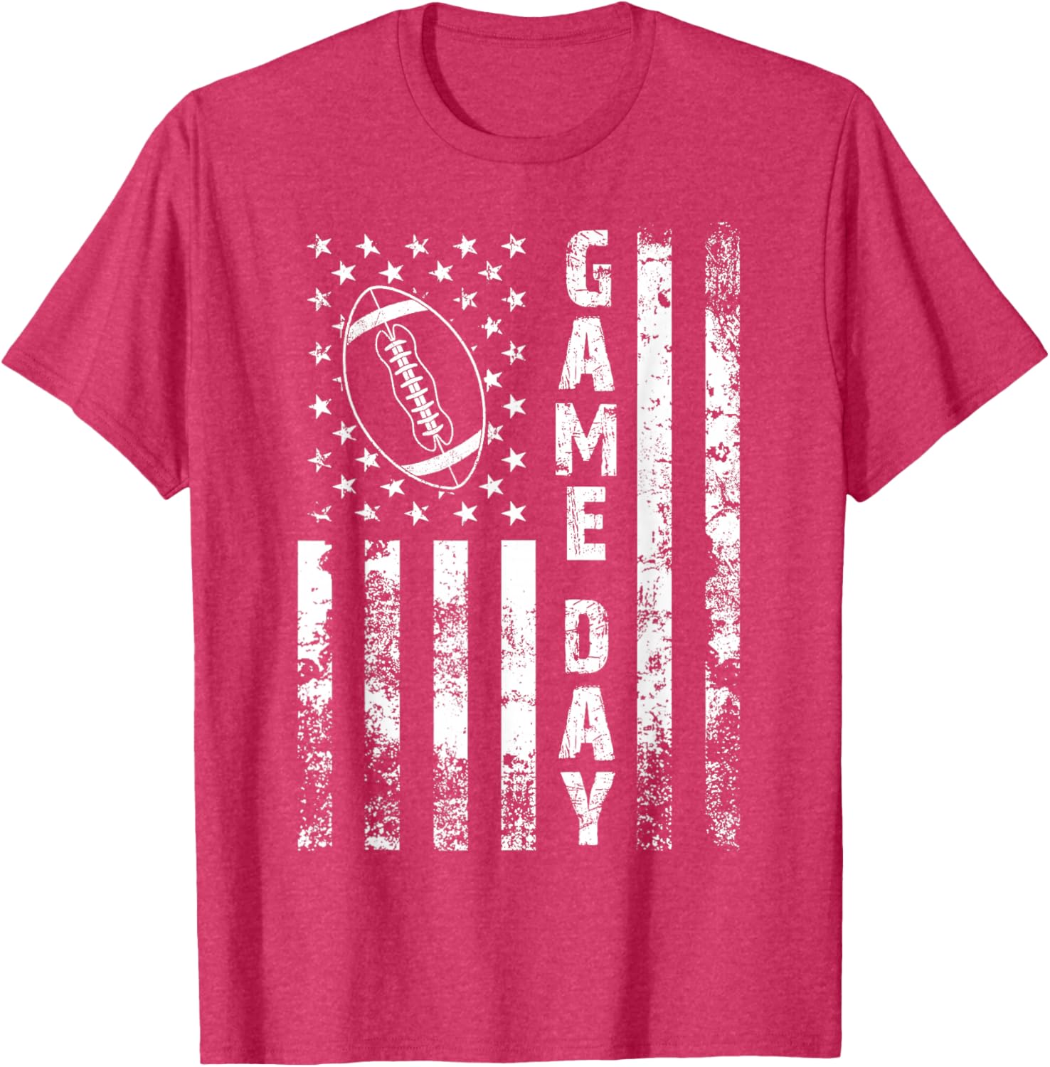 Game Day Flag American Football T-Shirt for Loving Moms and Dads - 17
