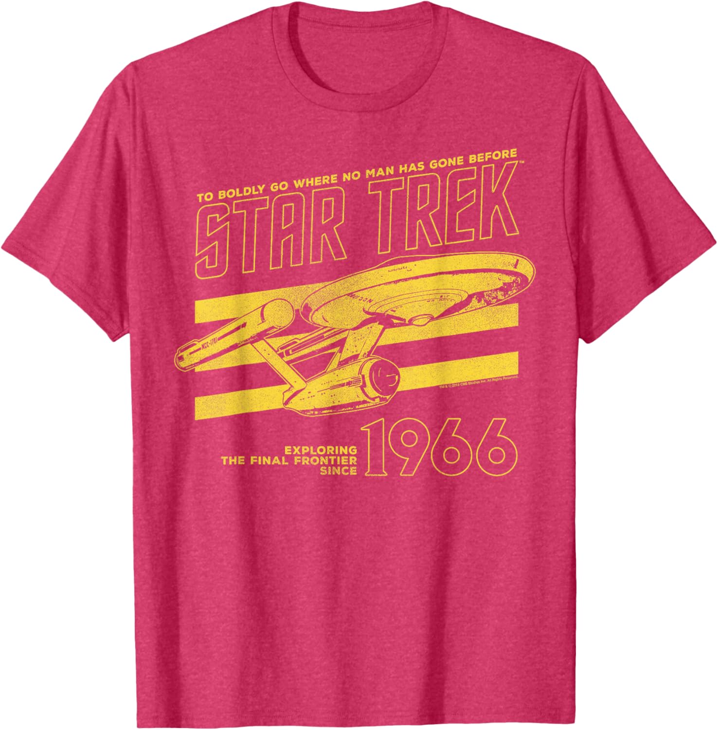 Star Trek Original Series Enterprise 66 Collegiate T-Shirt for Fans - 5