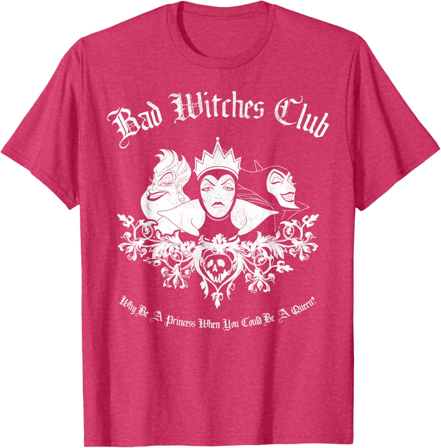 Disney Villains Bad Witches Club Vintage T-Shirt for Fans and Collectors - 4