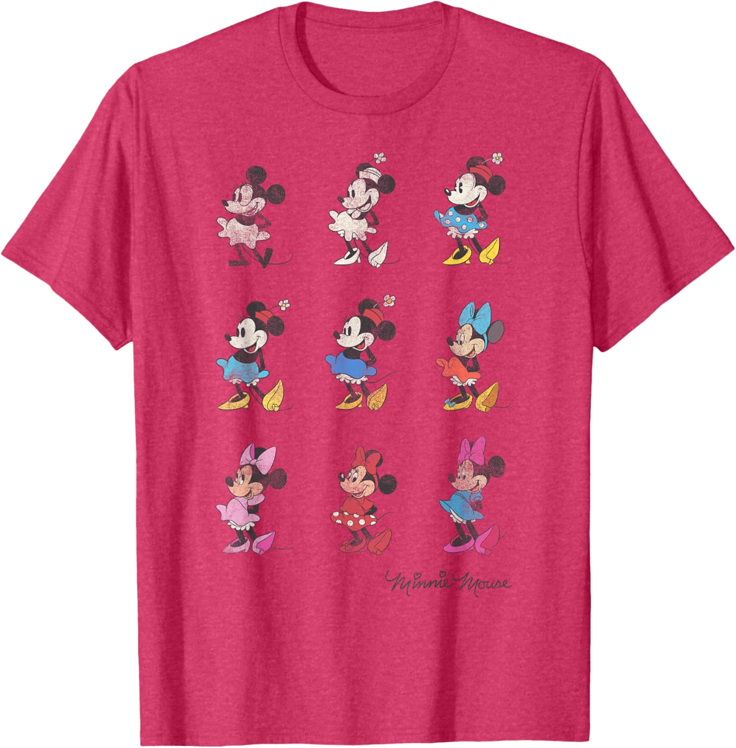 Disney Mickey And Friends Minnie Mouse Vintage T-Shirt for Kids - 12