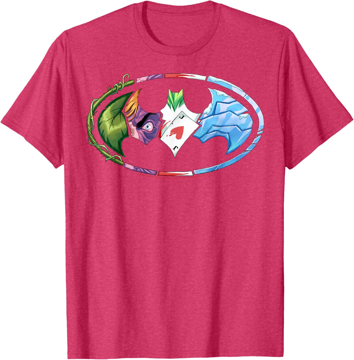 Batman Villains Logo T-Shirt for Fans of DC Comics Apparel - 3