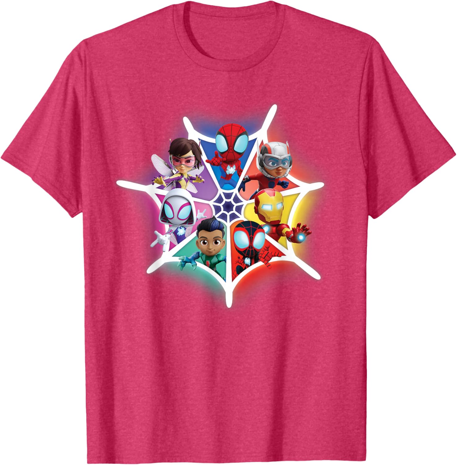 Marvel Spidey and Friends Avengers Team-Up T-Shirt for Kids and Adults - 16