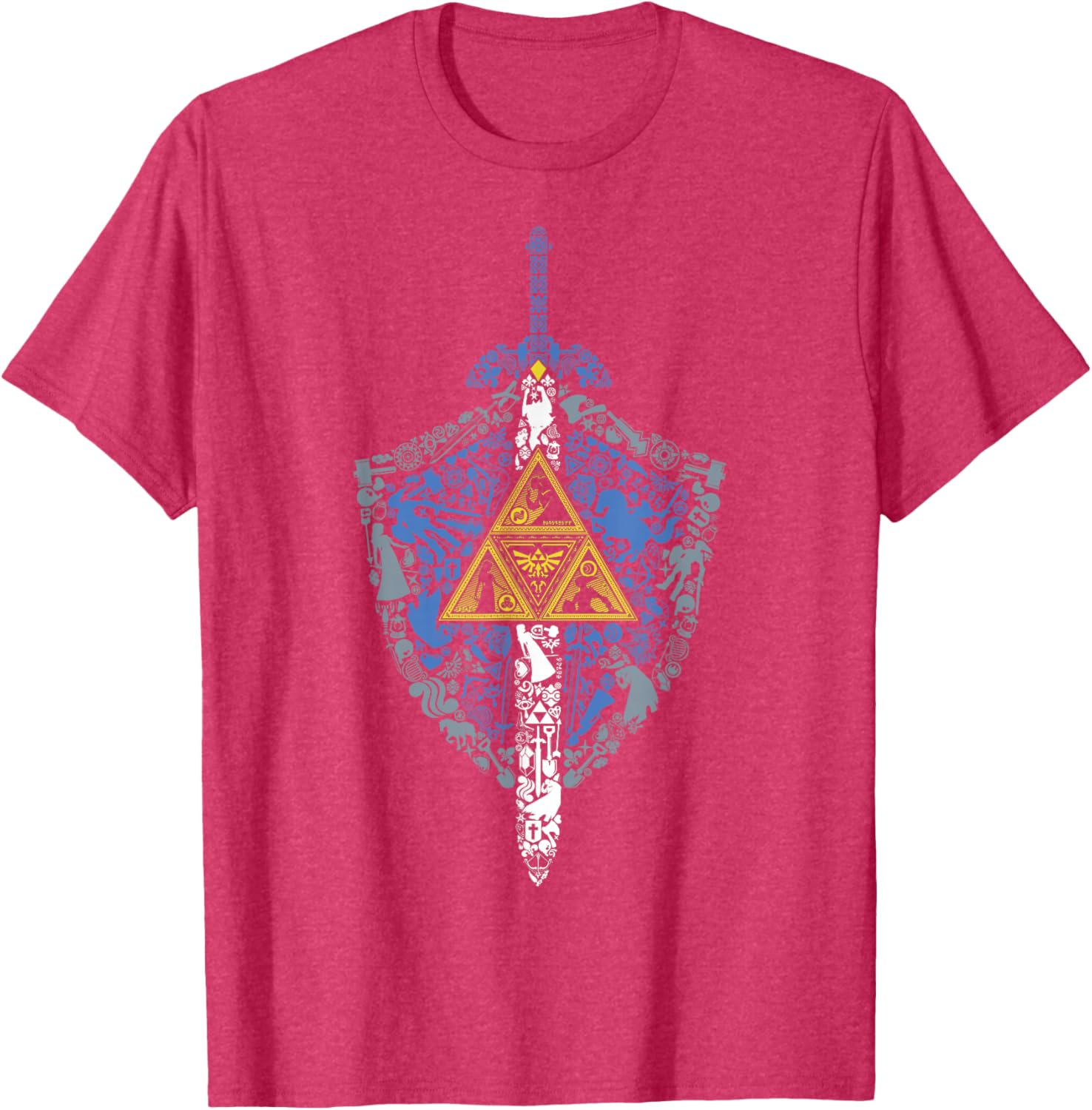 Nintendo Zelda Hylian Shield Icon Graphic T-Shirt for Fans and Gamers - 1