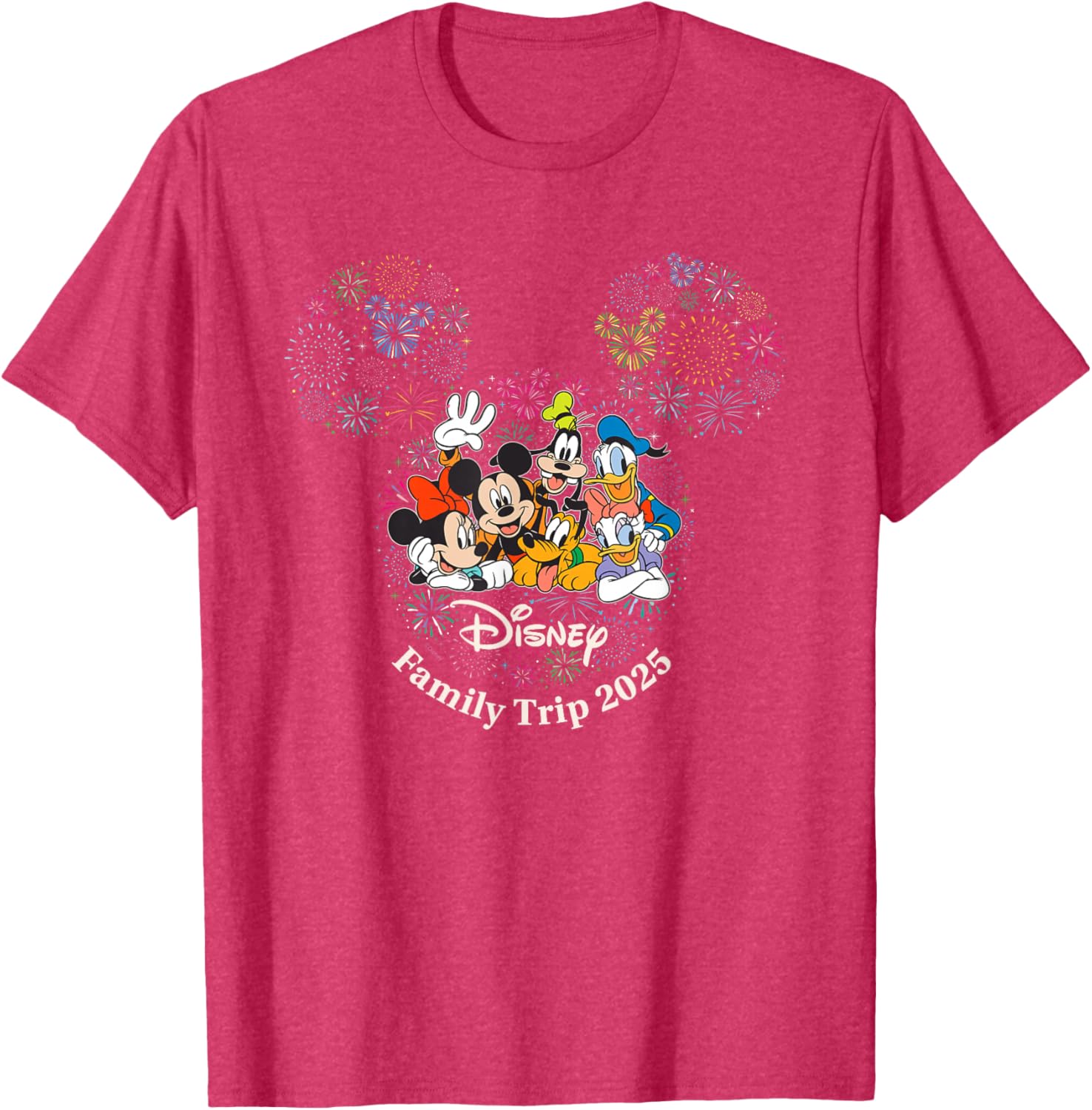 Disney Mickey & Friends Fireworks Vacation Family T-Shirt 2025 - 16