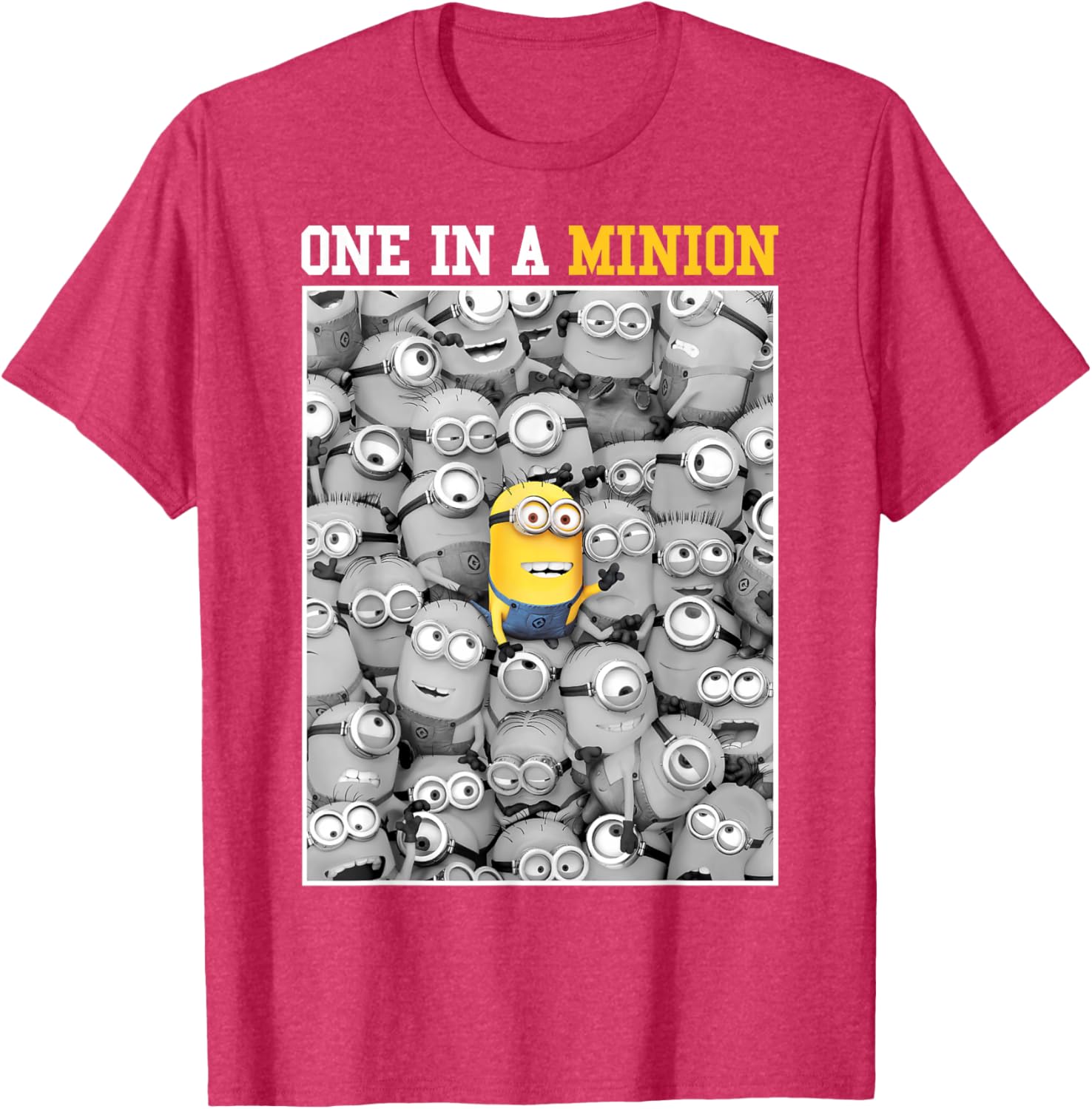 Despicable Me Minions One In A Minion Color Pop Portrait T-Shirt - 6
