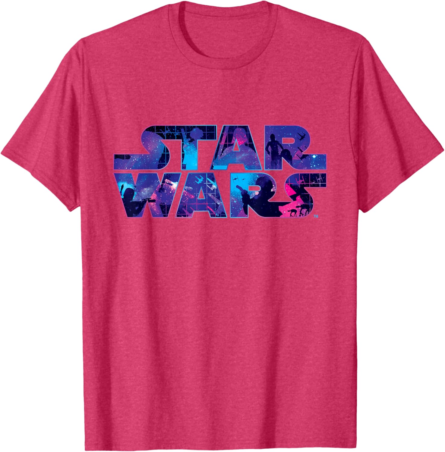 Retro 90s Star Wars Logo Galaxy T-Shirt for Fans of Classic Sci-Fi - 6