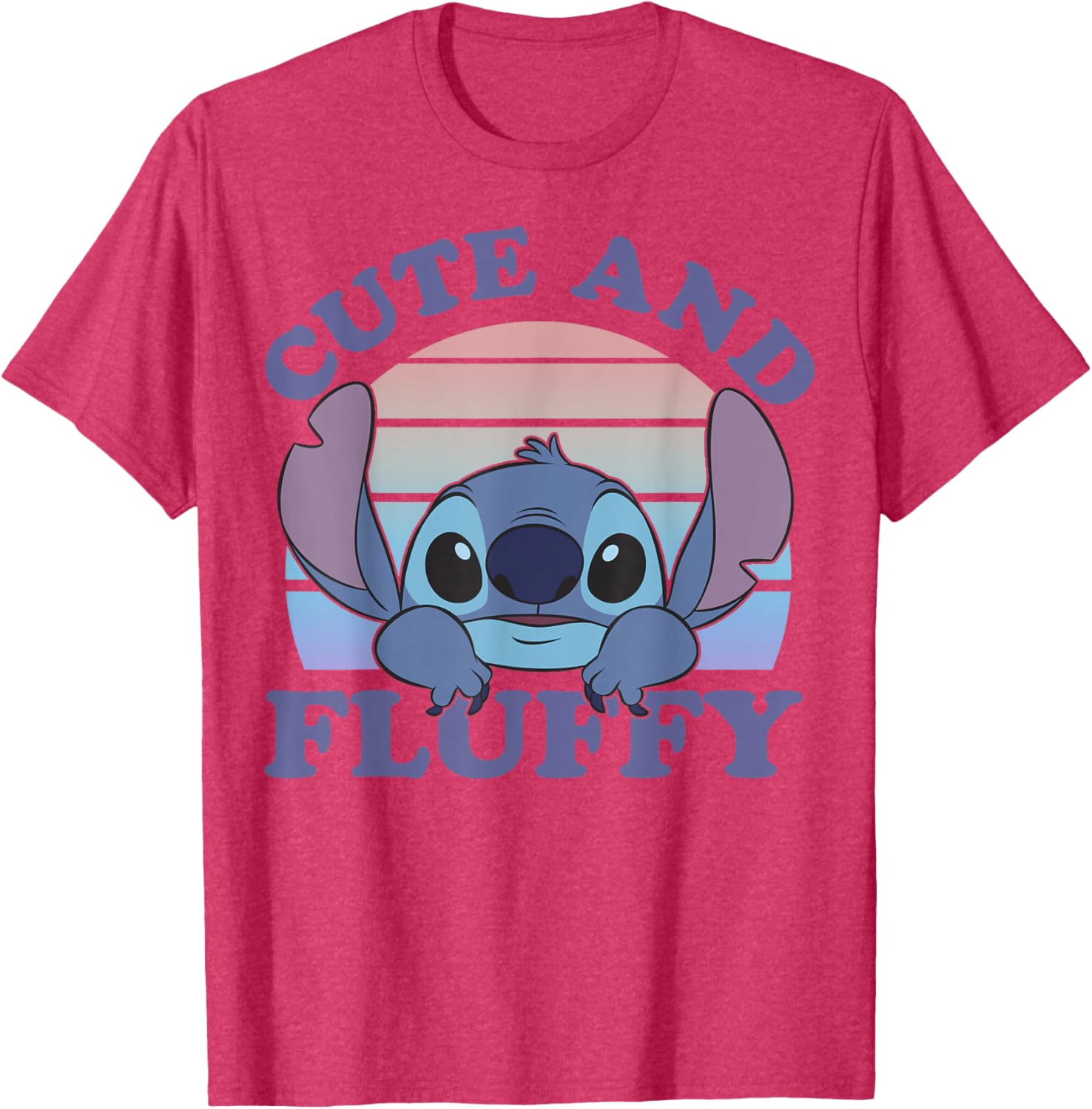 Cute Lilo & Stitch Fluffy Stitch Day Portrait T-Shirt for Disney Fans - 7