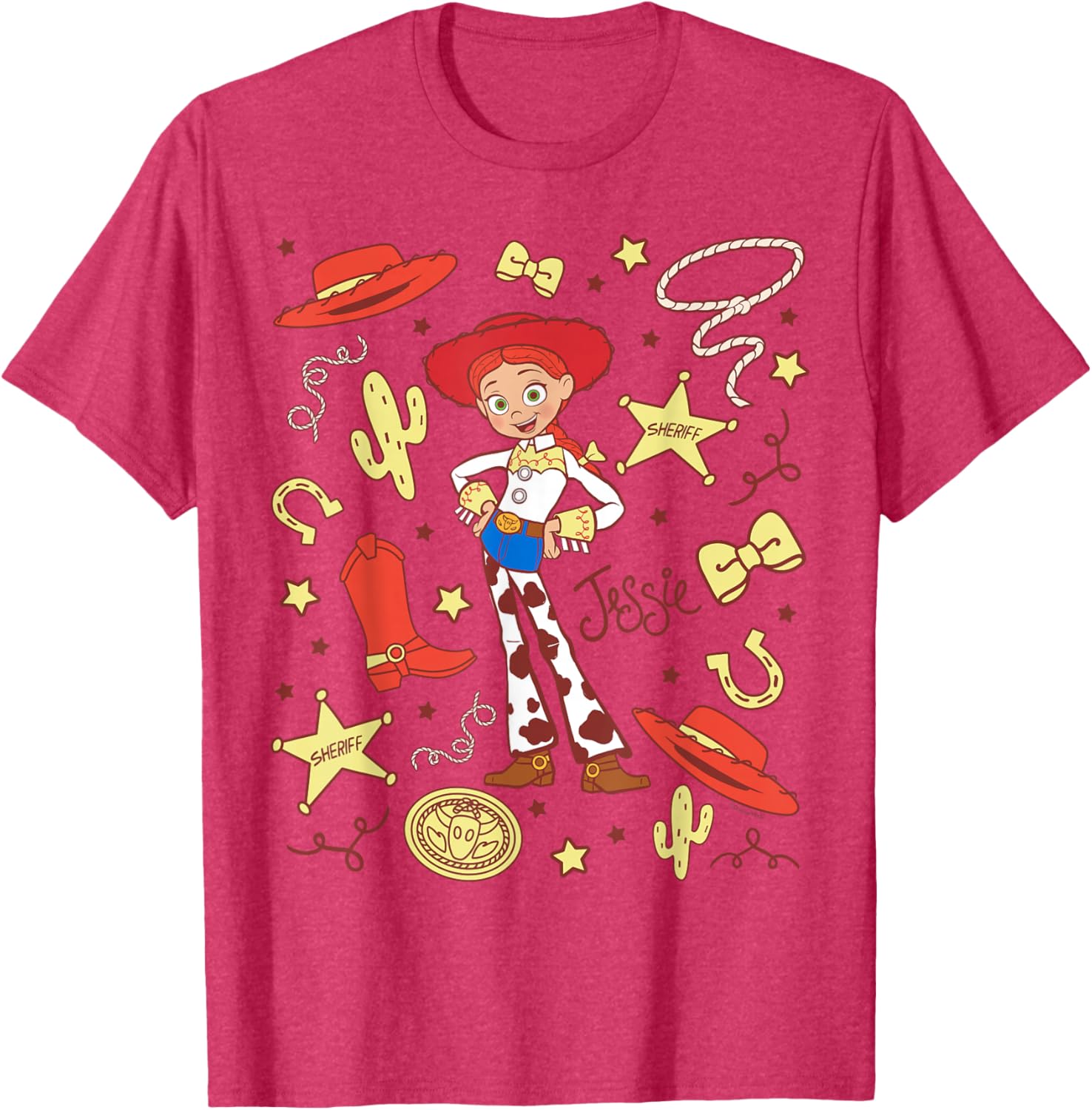 Toy Story Jessie Cowgirl Western Spirit T-Shirt for Kids and Adults - 8