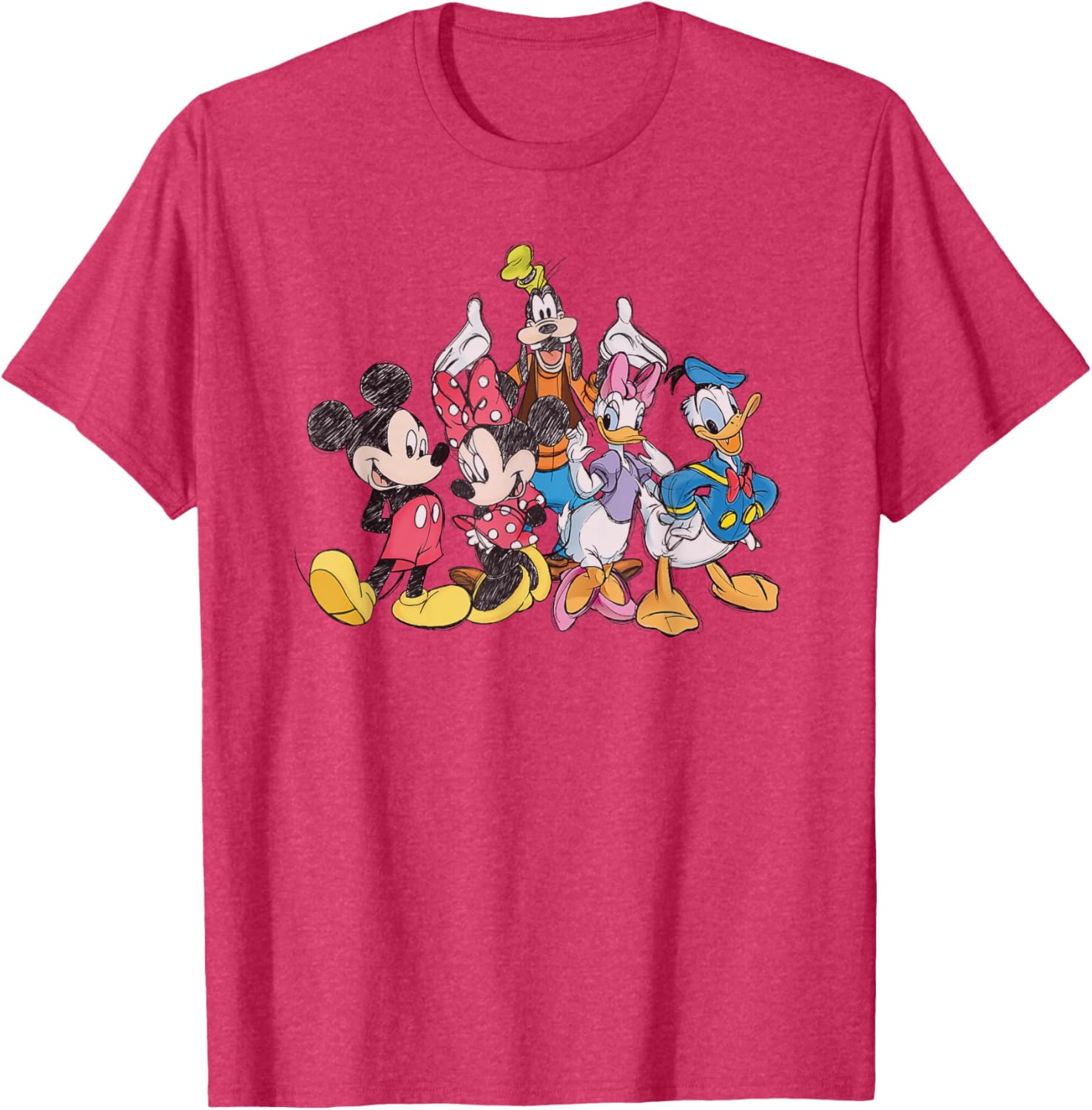 Mickey Mouse and Friends Short Sleeve T-Shirt for Kids and Adults - 6