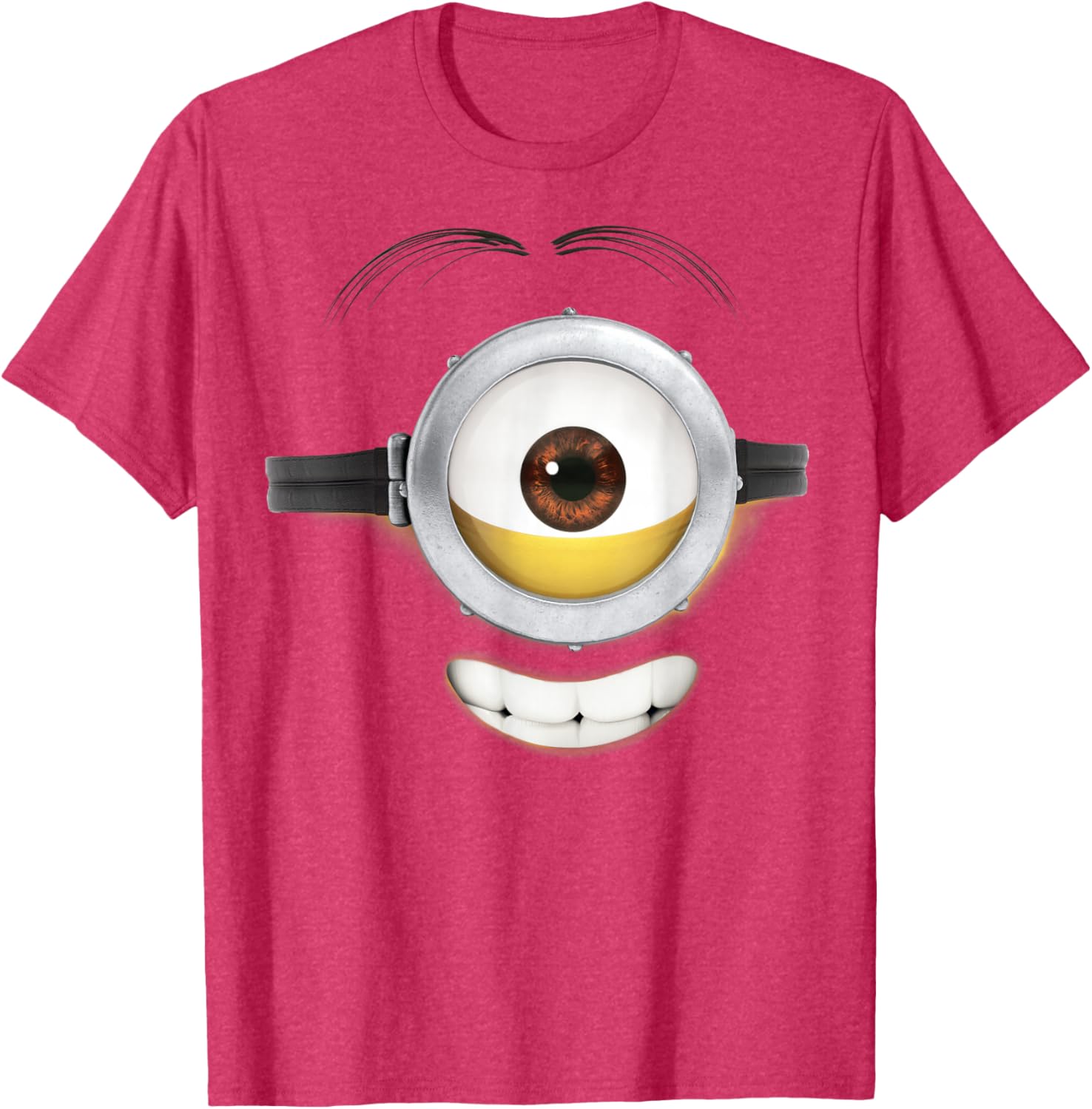 Despicable Me Minions Stuart Smile Graphic T-Shirt for Fun Everyday Wear - 2