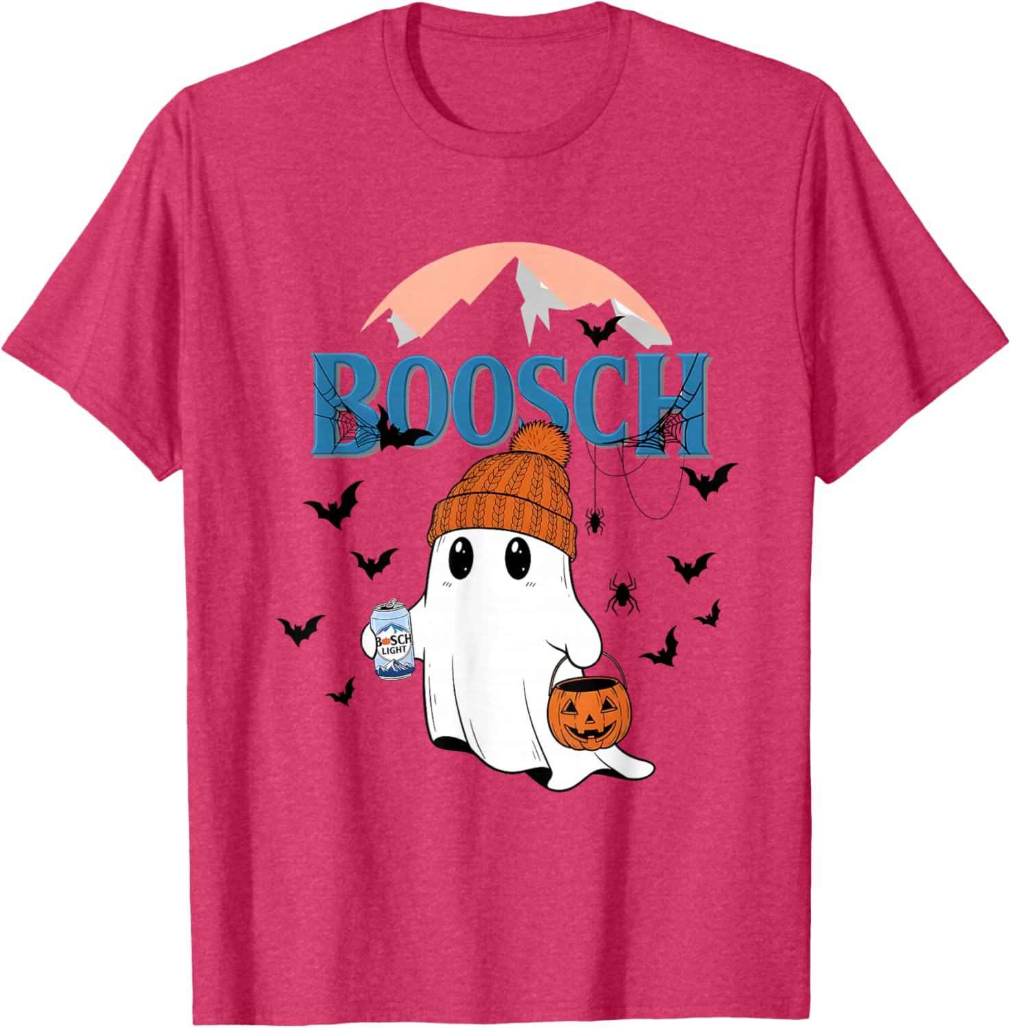 Cute Ghost Beer Pumpkins Halloween T-Shirt for Fun Holiday Spirit - 9