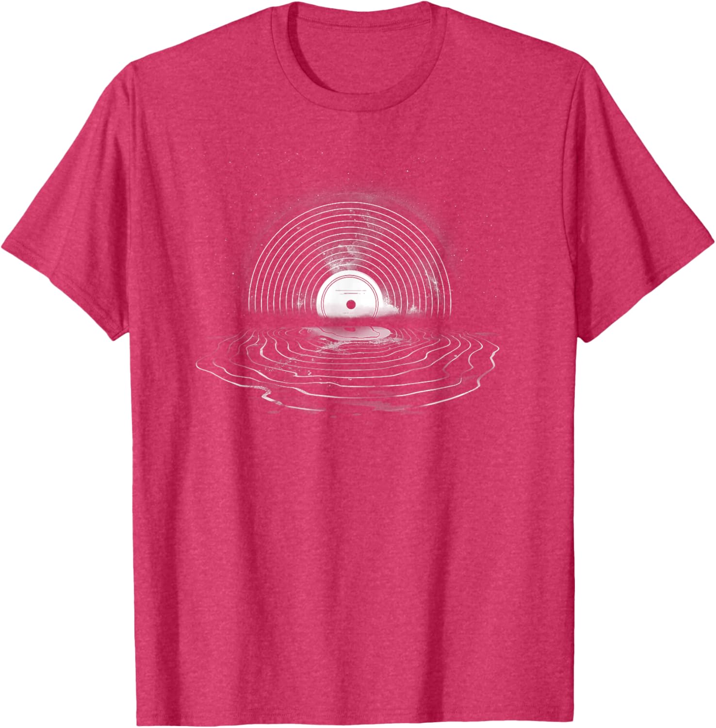 Vinyl Moon T-Shirt for Music Lovers - Perfect for Record Collectors - 7