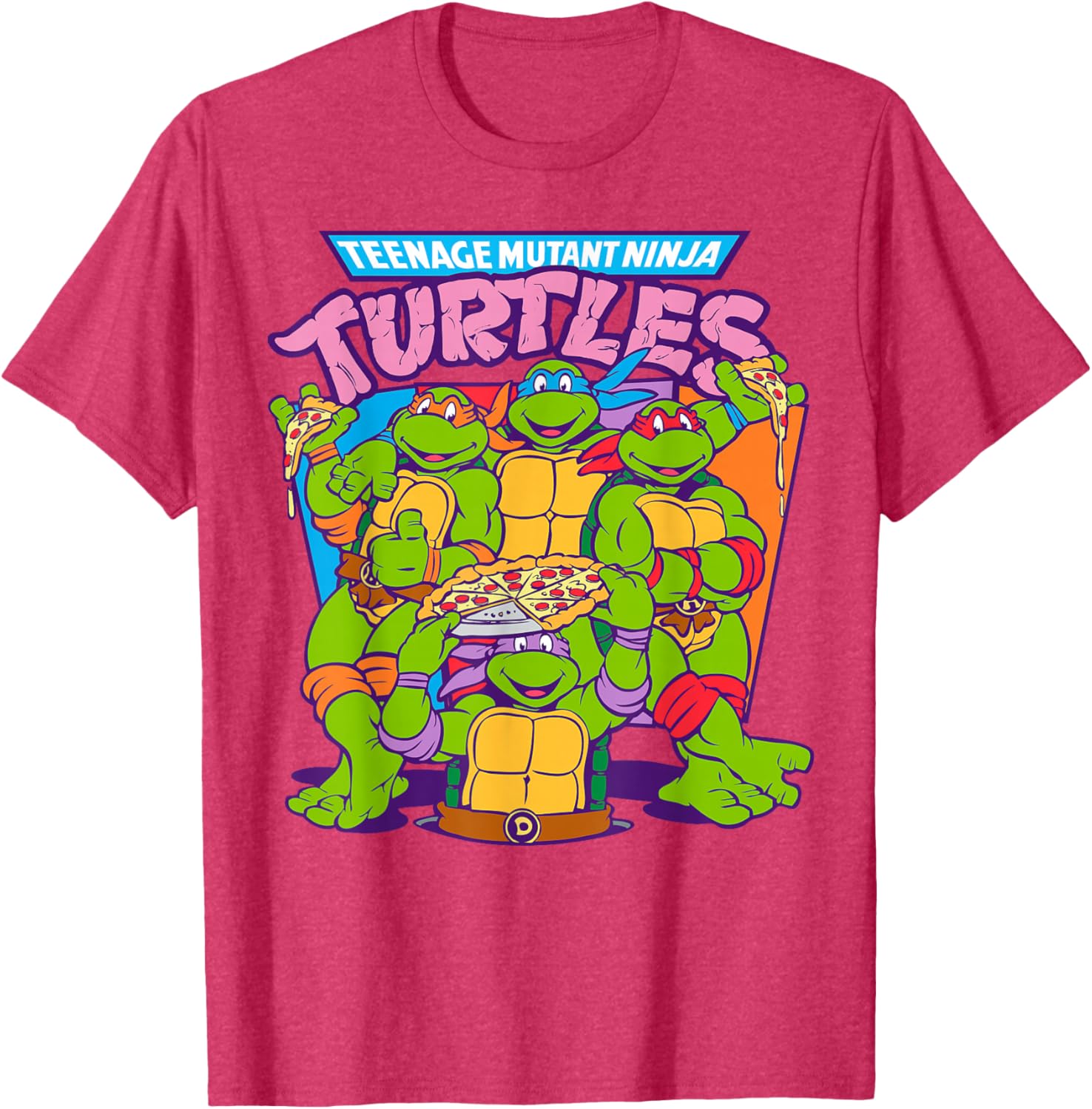 Teenage Mutant Ninja Turtles Pizza and Smiles T-Shirt for Kids - 9