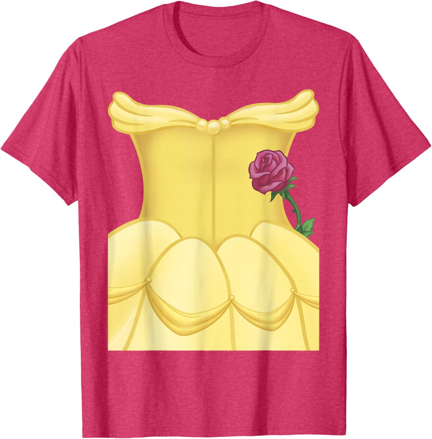 Disney Beauty and the Beast Belle Halloween Dress Costume T-Shirt for Kids - 1