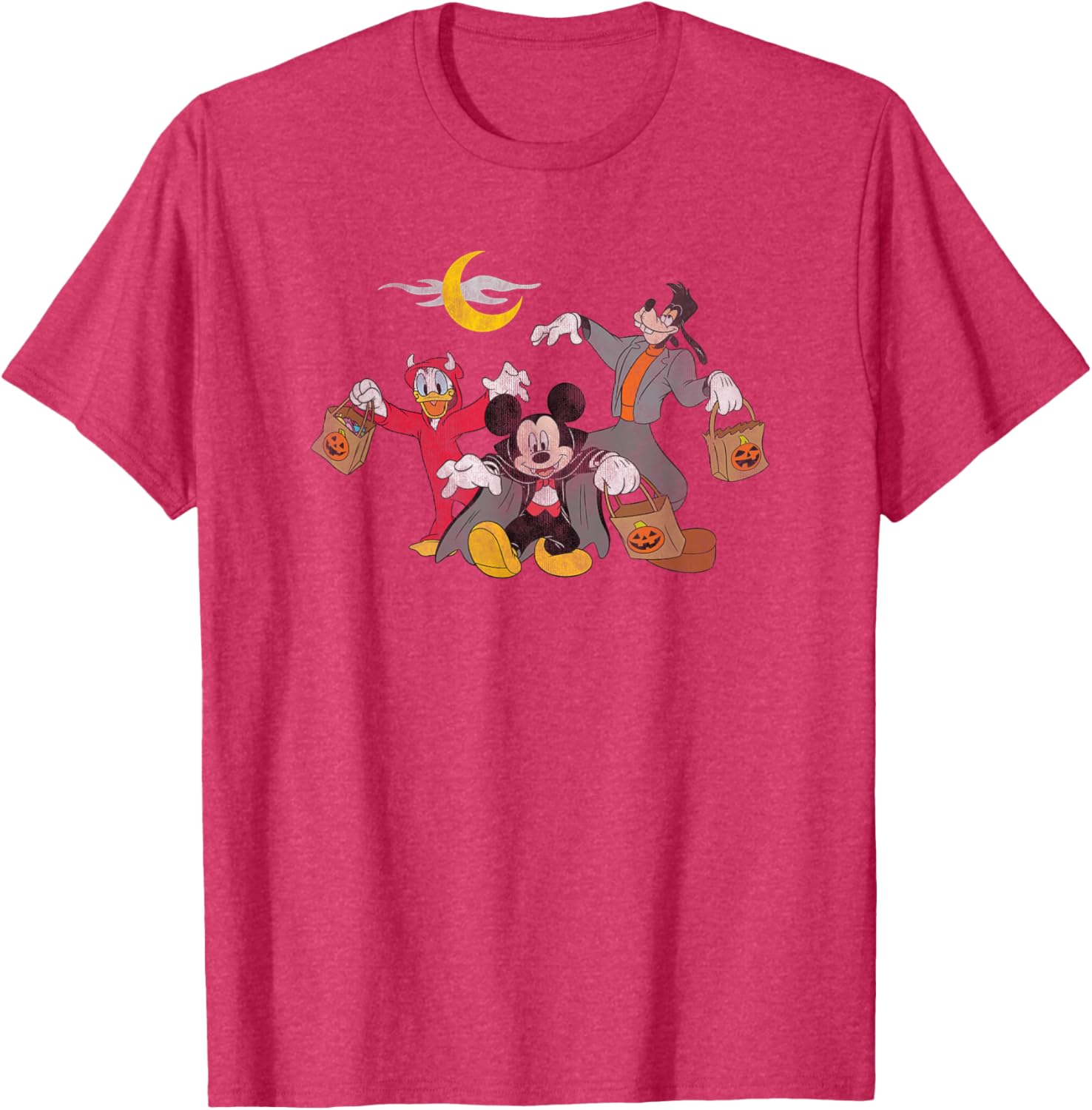Disney Mickey Goofy Donald Halloween Squad T-Shirt for Fun Celebrations - 9