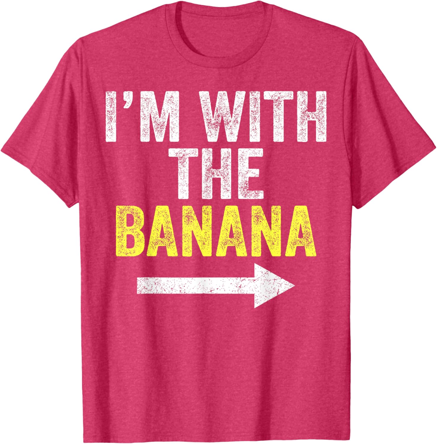 Adorable I'm With The Banana Costume Matching Couple T-Shirt - 23