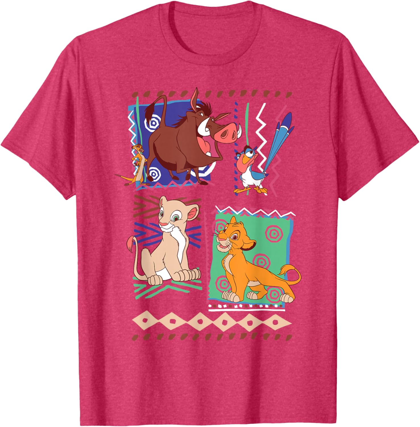 Disney Lion King Simba and Timon Graphic T-Shirt for Fans and Collectors - 8