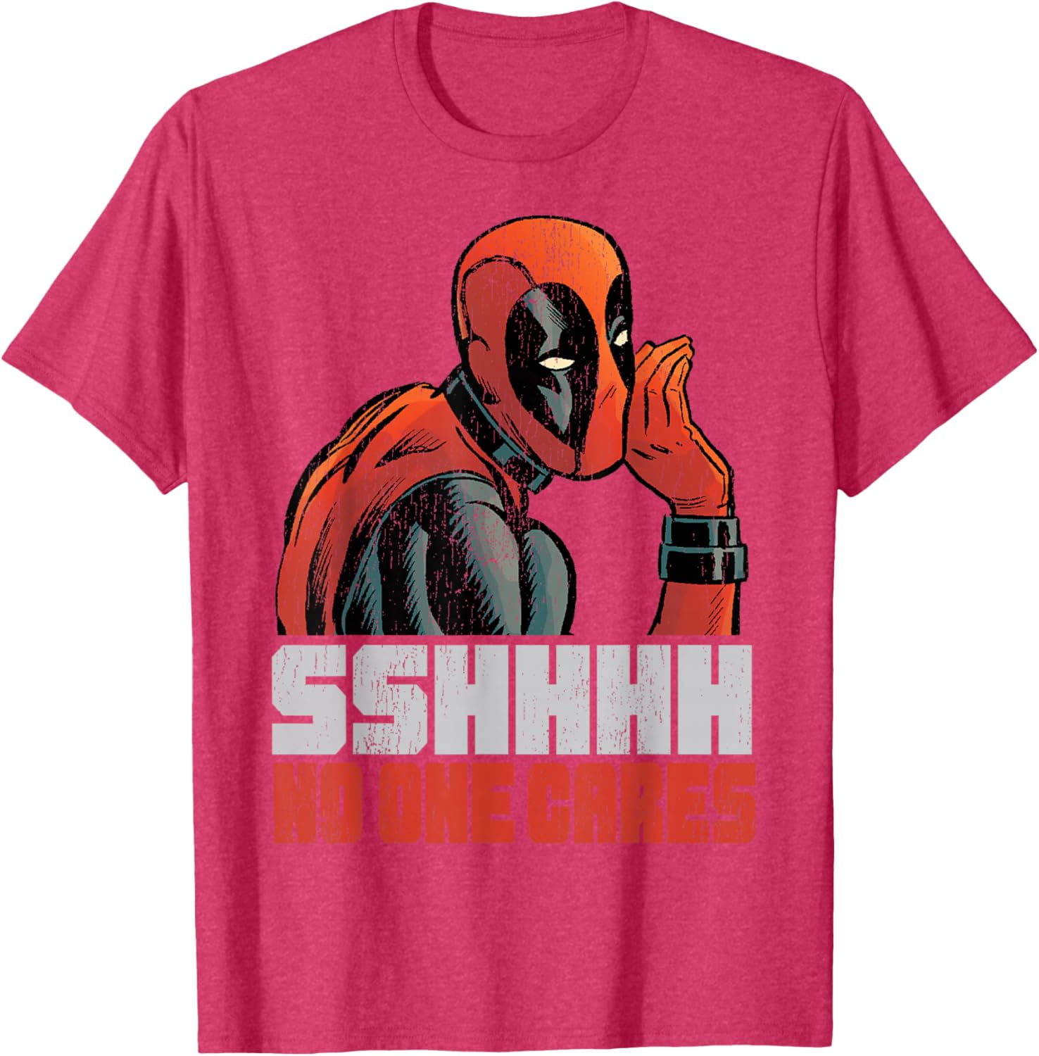 Marvel Deadpool No One Cares Whisper T-Shirt for Fans and Collectors - 8