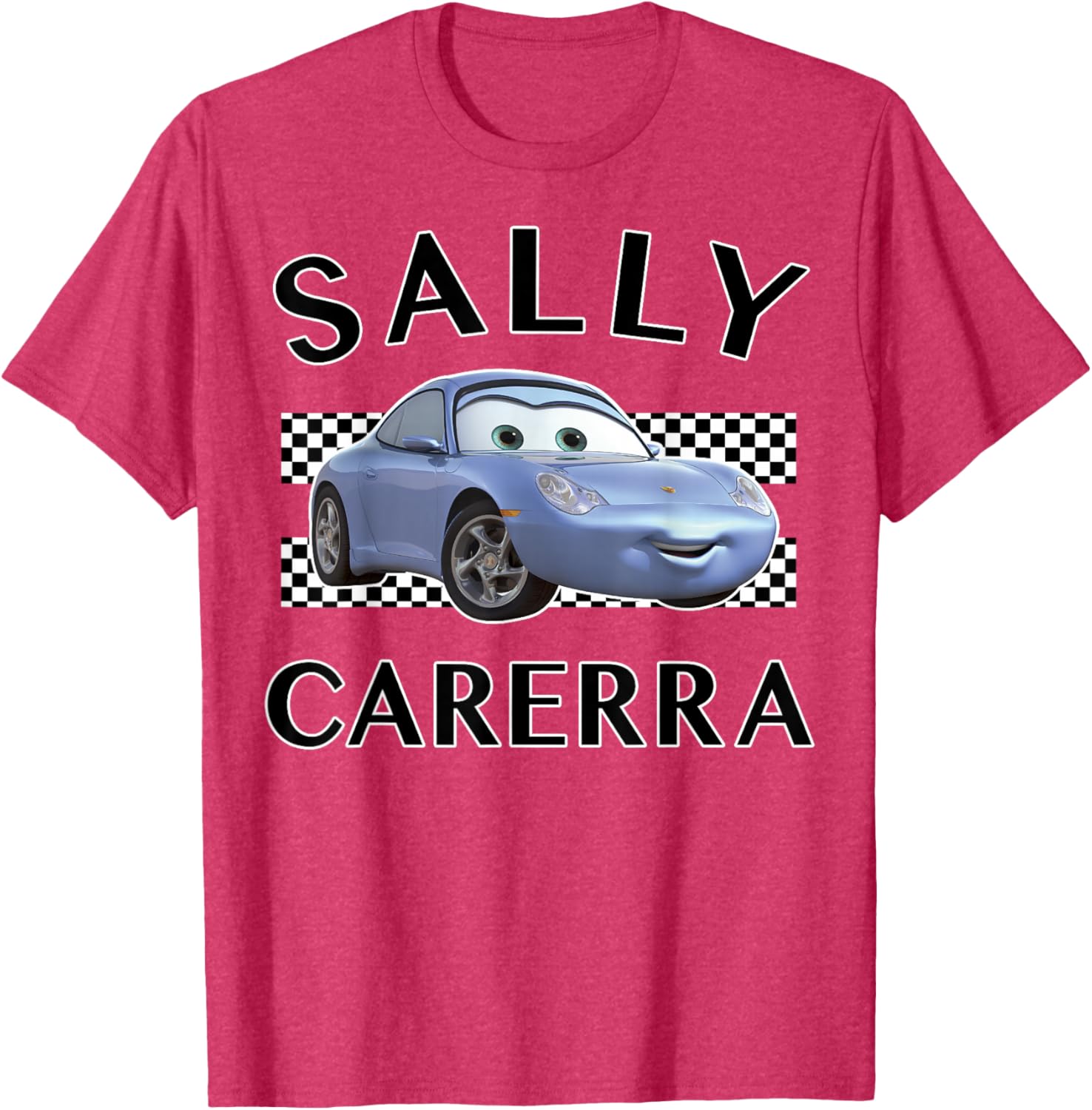 Disney Pixar Cars Sally Carrera Finish Graphic T-Shirt for Fans - 1