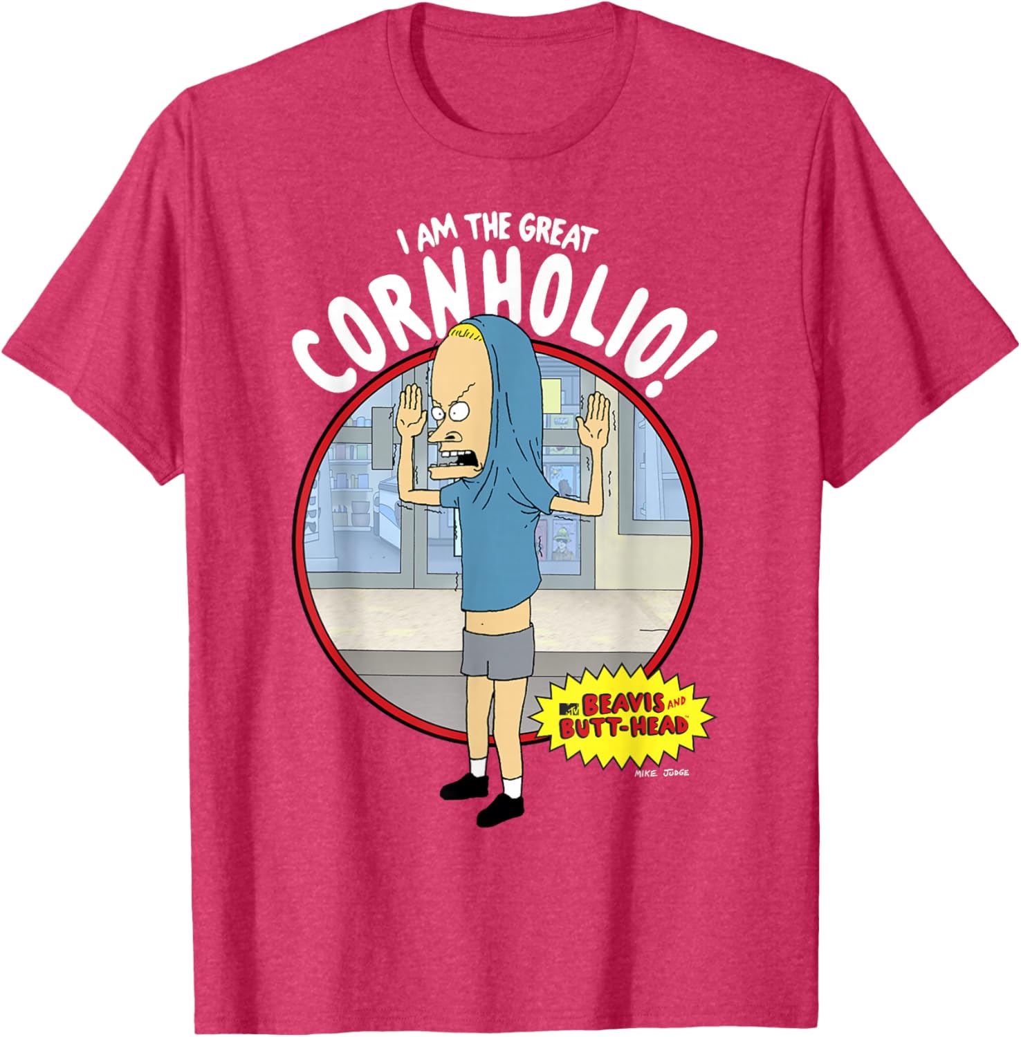 Beavis and Butt-Head The Great Cornholio Graphic T-Shirt for Fans - 8