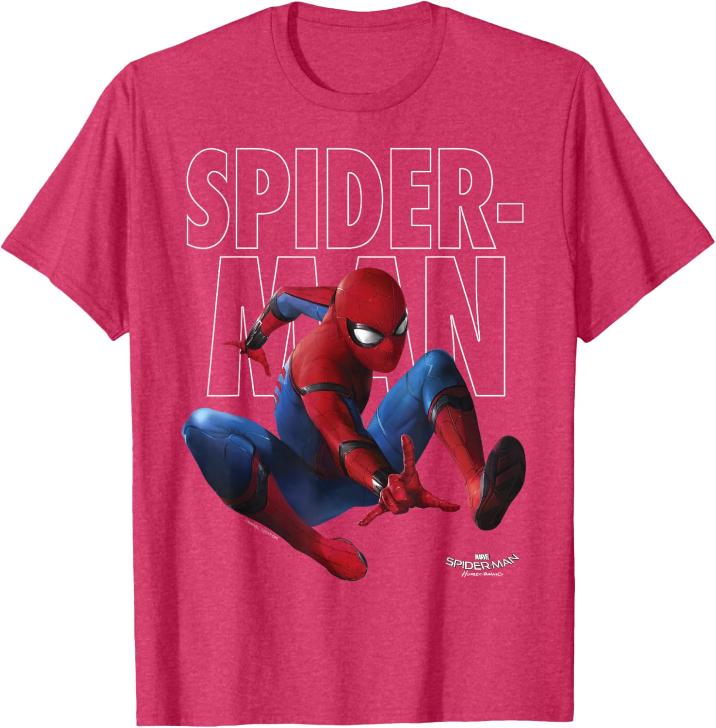 Marvel Spider-Man Homecoming Epic Jump Pose T-Shirt for Fans - 6