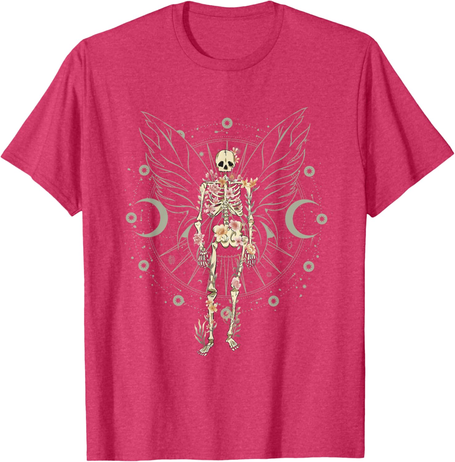 Fairy Grunge Butterfly Skeleton Gothic T-Shirt for Unique Aesthetic Style - 6