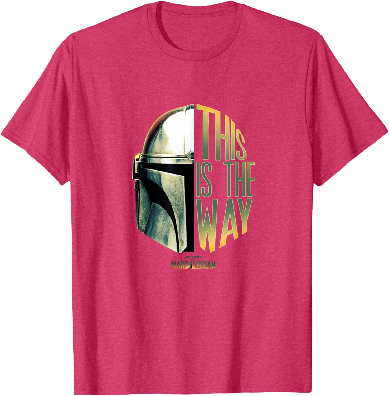Star Wars The Mandalorian This Is The Way Helmet Logo T-Shirt for Fans - 9