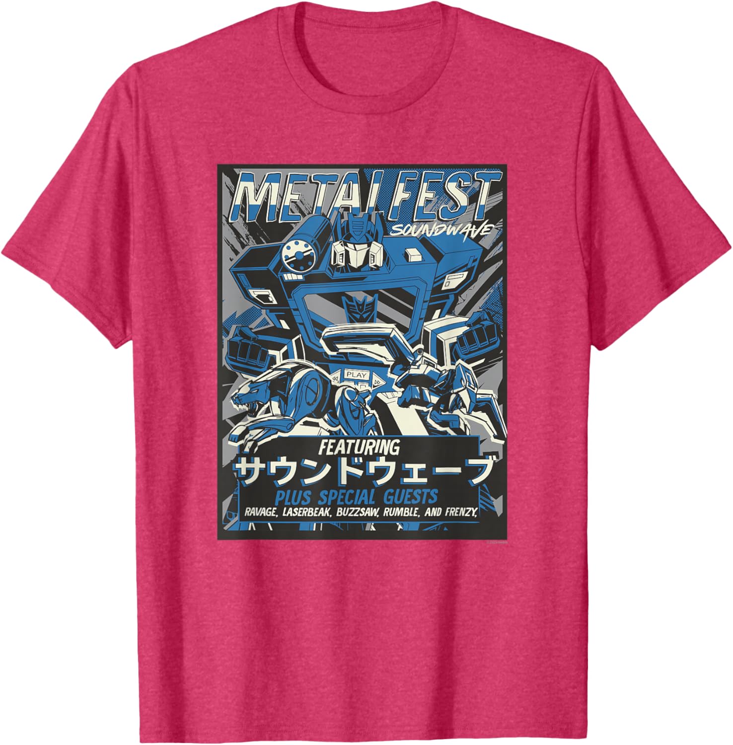 Transformers Soundwave Comic Style Poster T-Shirt for Fans and Collectors - 13