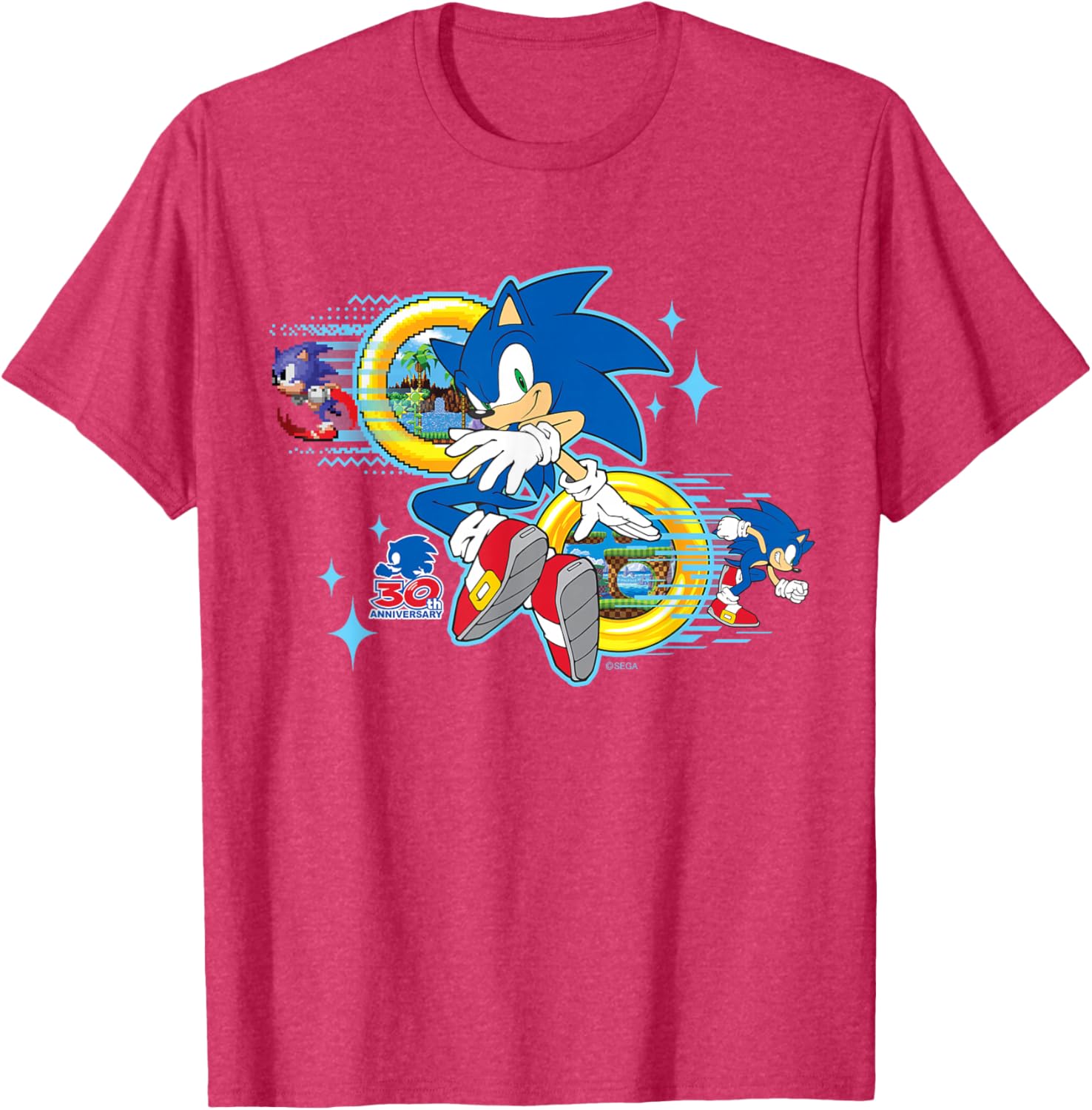 Sonic the Hedgehog 30th Anniversary Short Sleeve Tee for Fans - 22
