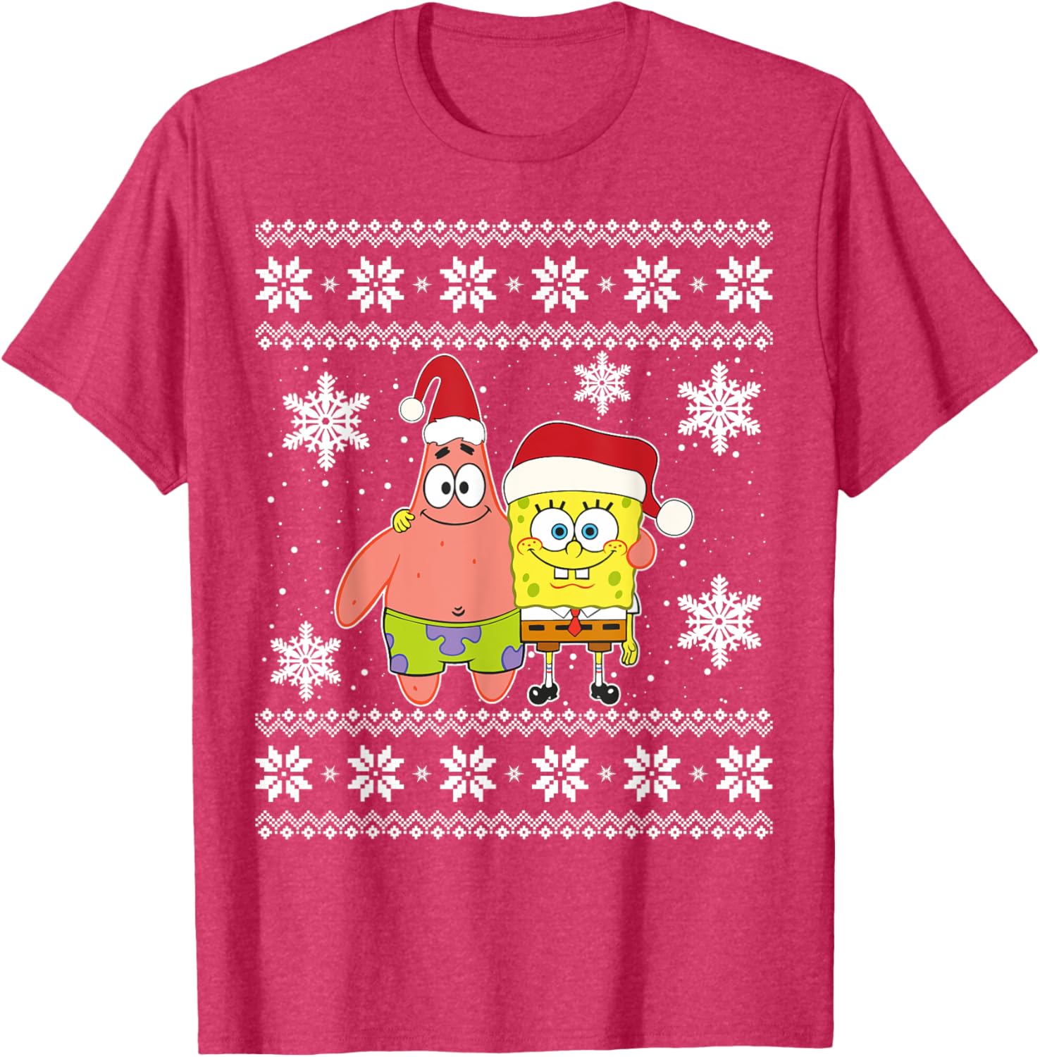 Mademark x SpongeBob SquarePants Best Friends Christmas Graphic T-Shirt - 19