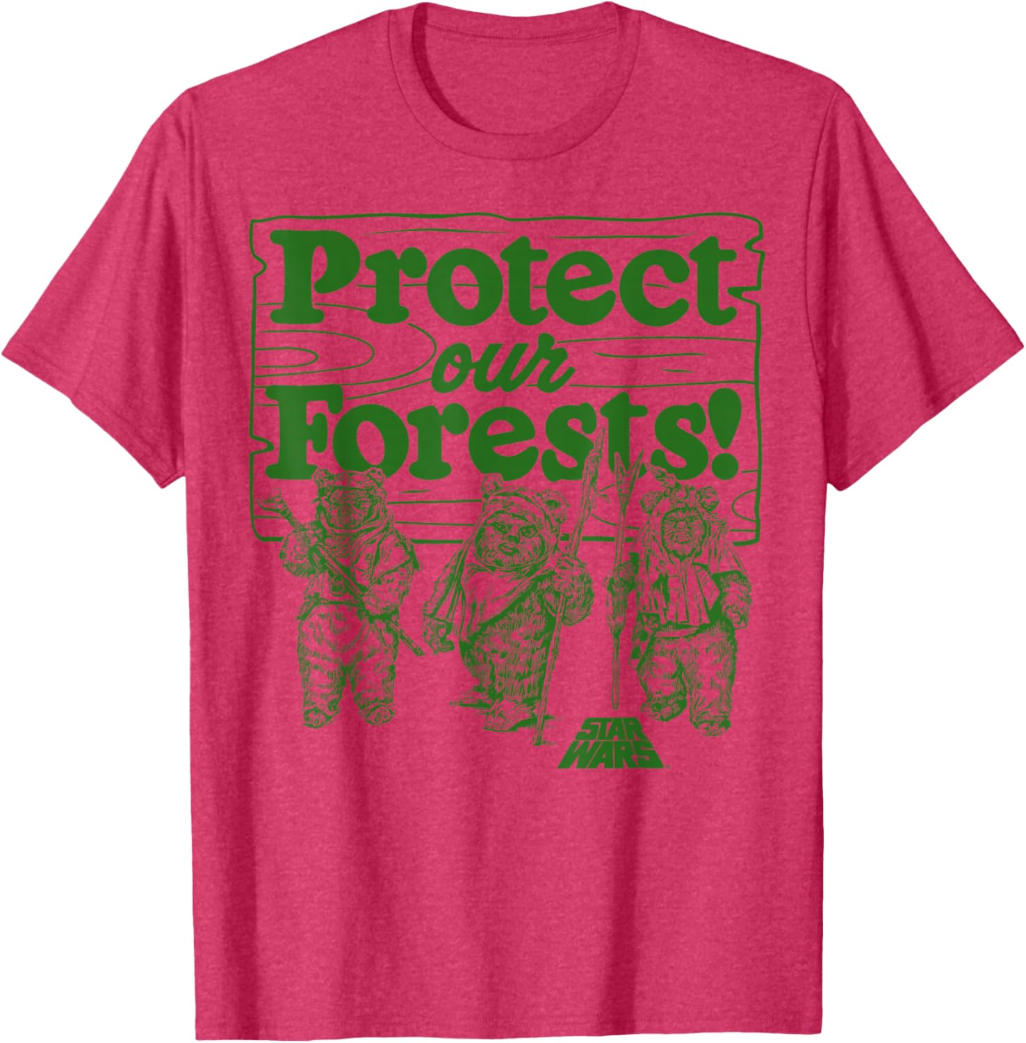Star Wars Ewoks Protect Our Forests T-Shirt for Disney Fans - 14