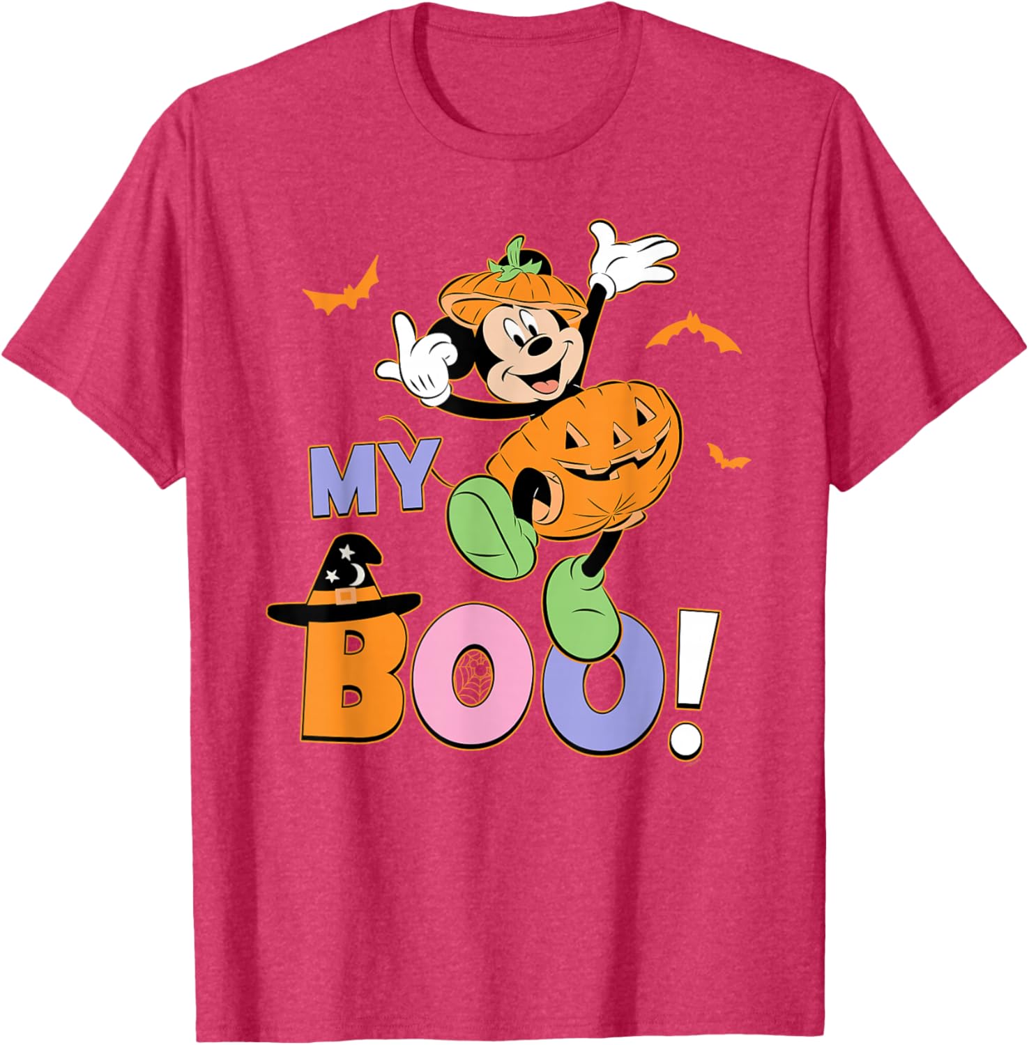 Disney Mickey Mouse My Boo Couples Halloween T-Shirt for Fun Halloween Style - 7