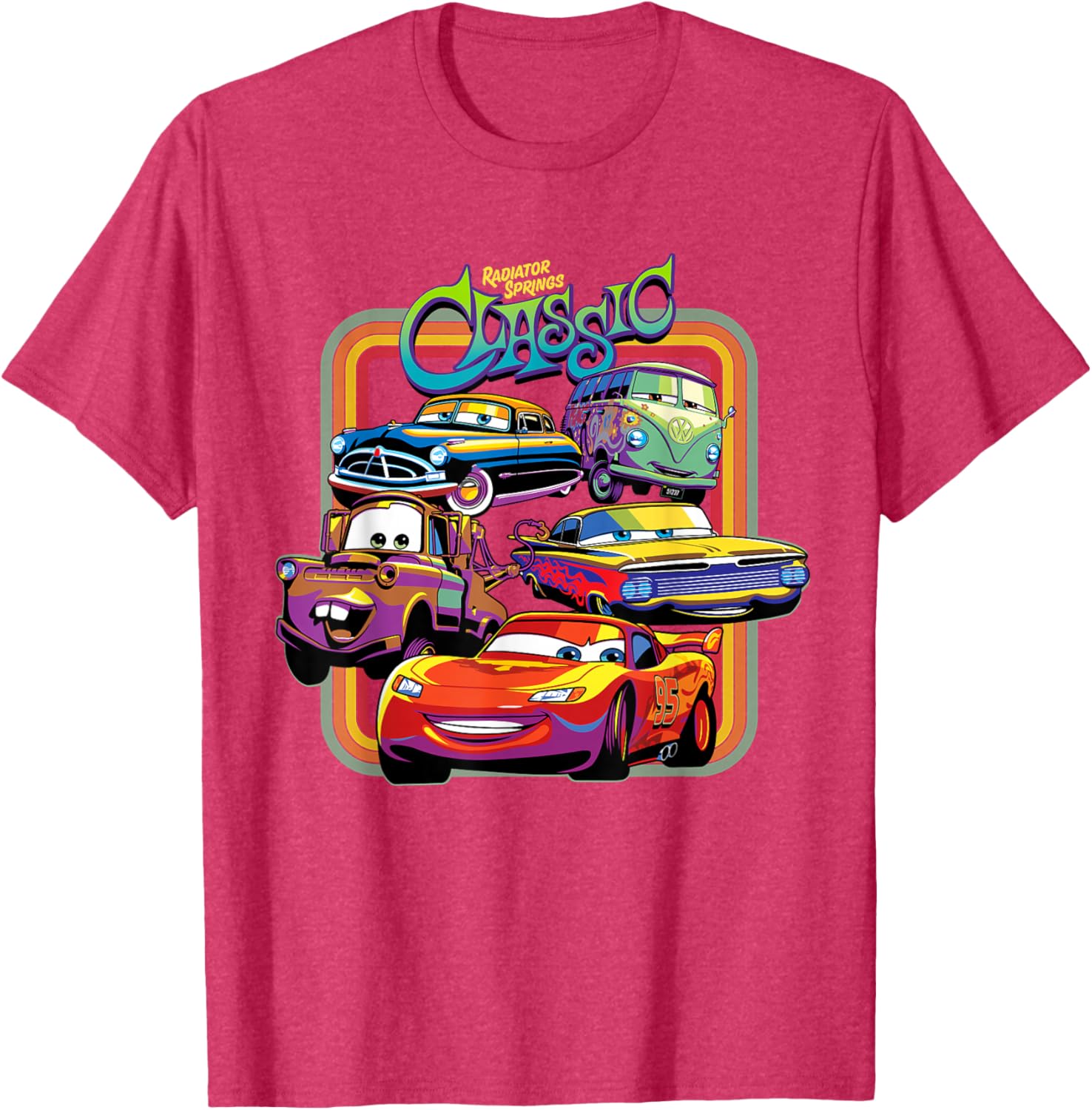 Disney PIXAR Cars Radiator Springs Classic T-Shirt for Kids and Adults - 1