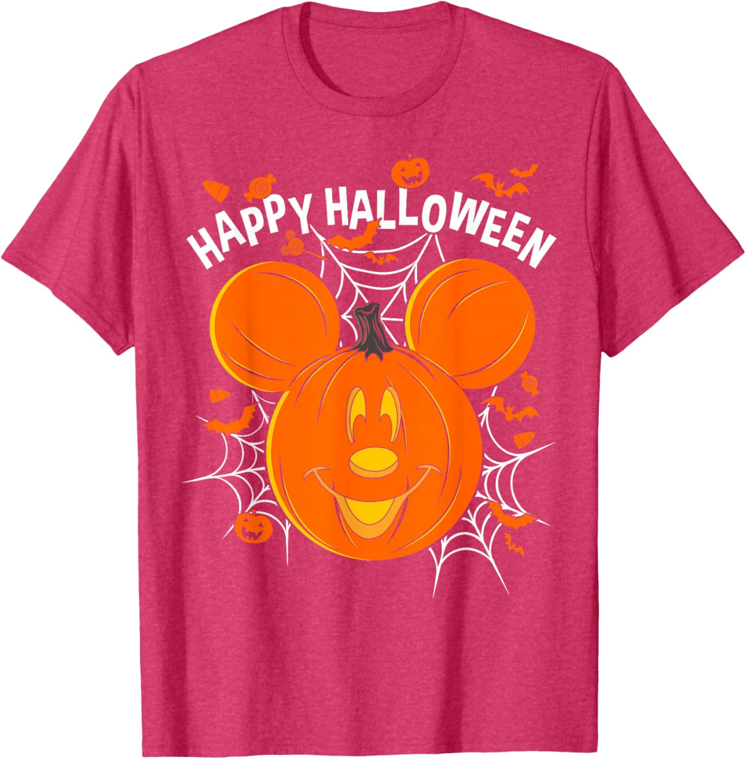 Disney Mickey Pumpkin Halloween T-Shirt for Kids and Adults Fun Style - 2