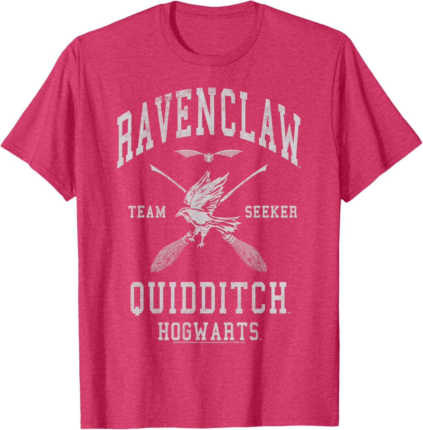 Harry Potter Ravenclaw Quidditch Seeker Short Sleeve T-Shirt for Fans - 8
