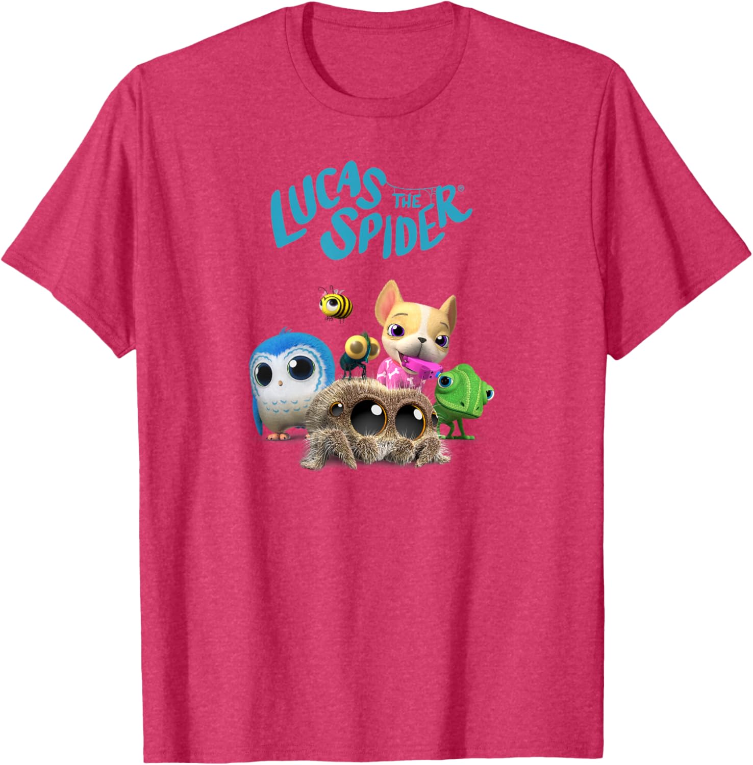 Lucas the Spider and Friends Cute T-Shirt for Kids and Adults - 15