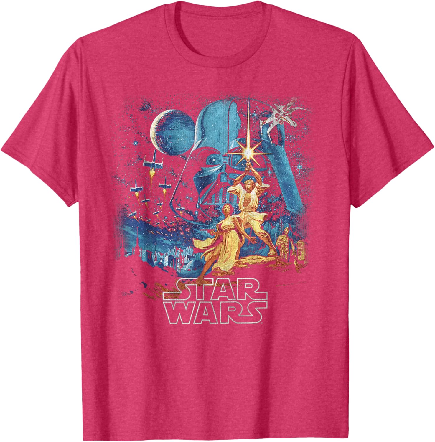 Star Wars A New Hope Retro Vintage Tee for Fans of Disney Plus - 8