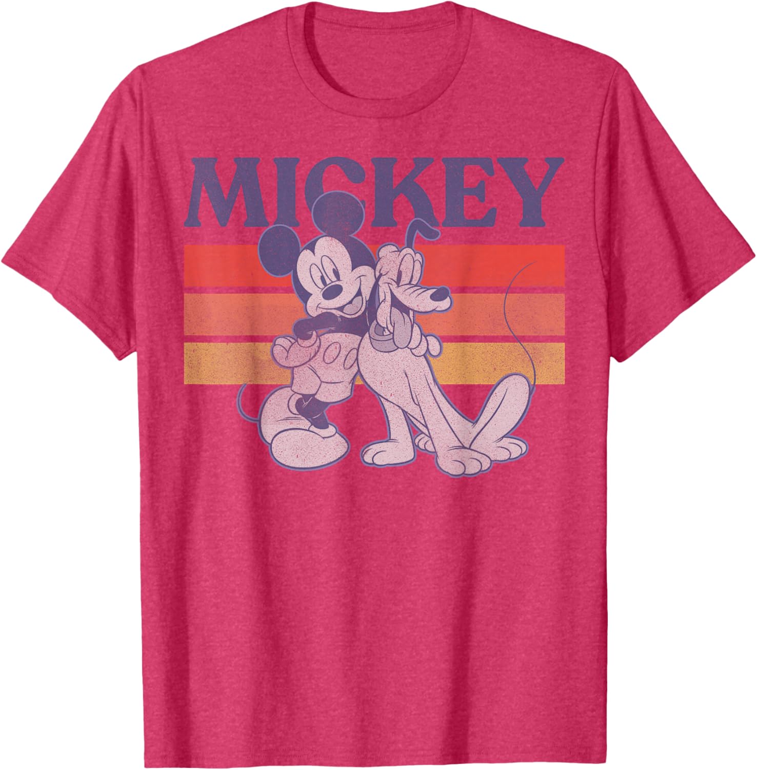 Disney Mickey and Friends Retro Line T-Shirt Featuring Mickey and Pluto - 8