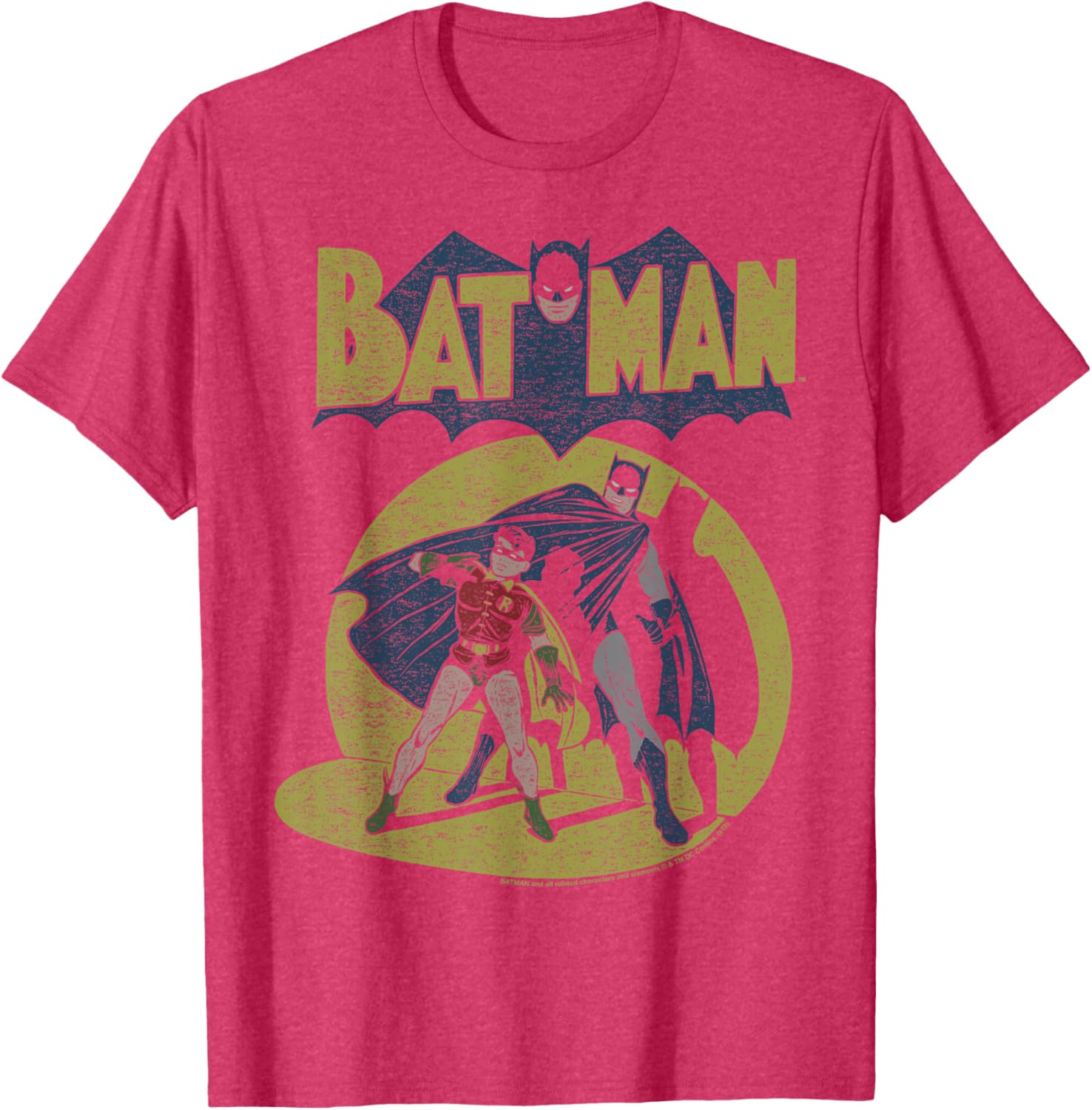DC Comics Batman Vintage Spotlight T-Shirt for Fans of Classic Style - 1