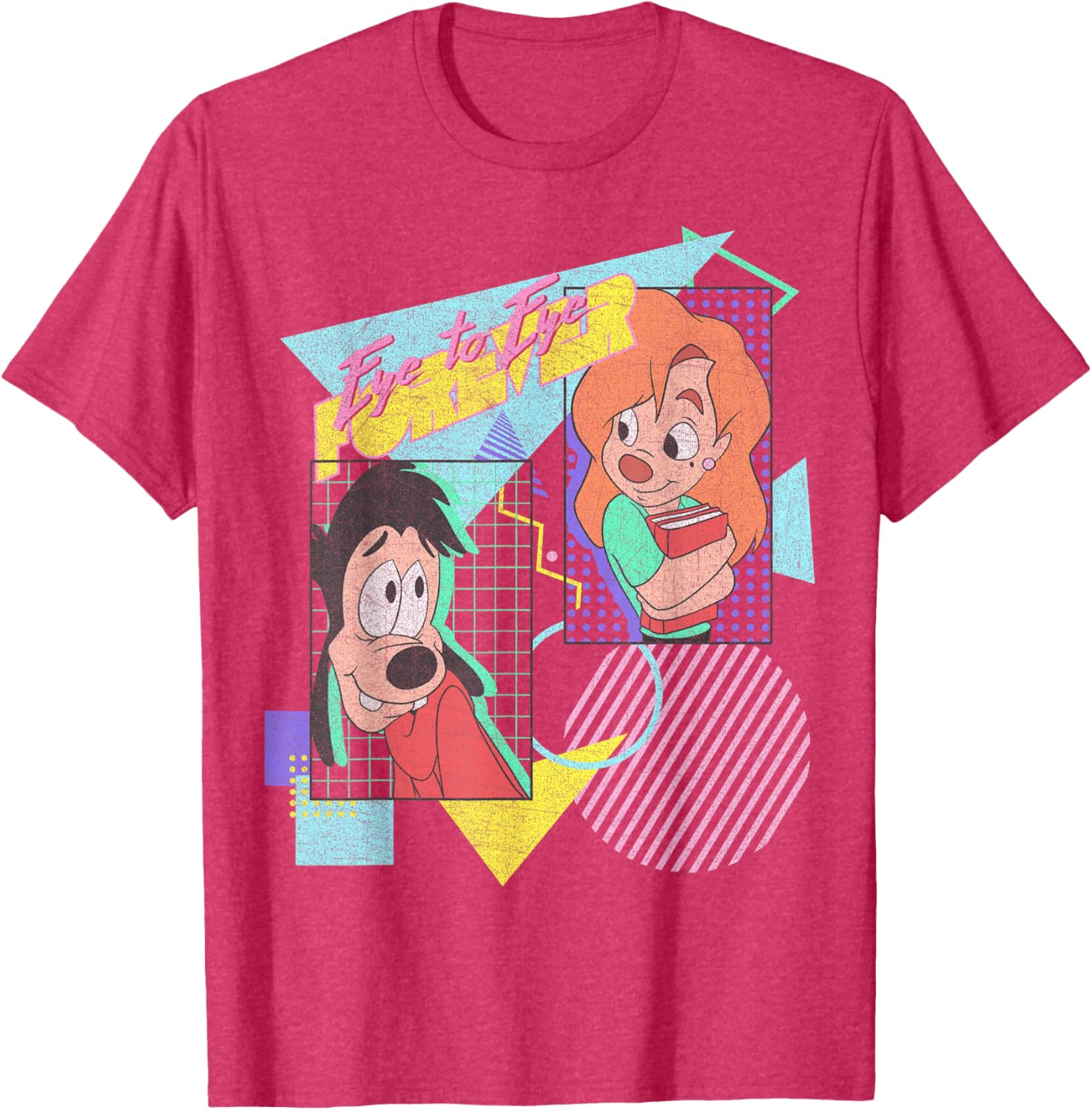 Disney A Goofy Movie Max and Roxanne Eye to Eye Forever T-Shirt for Fans - 7