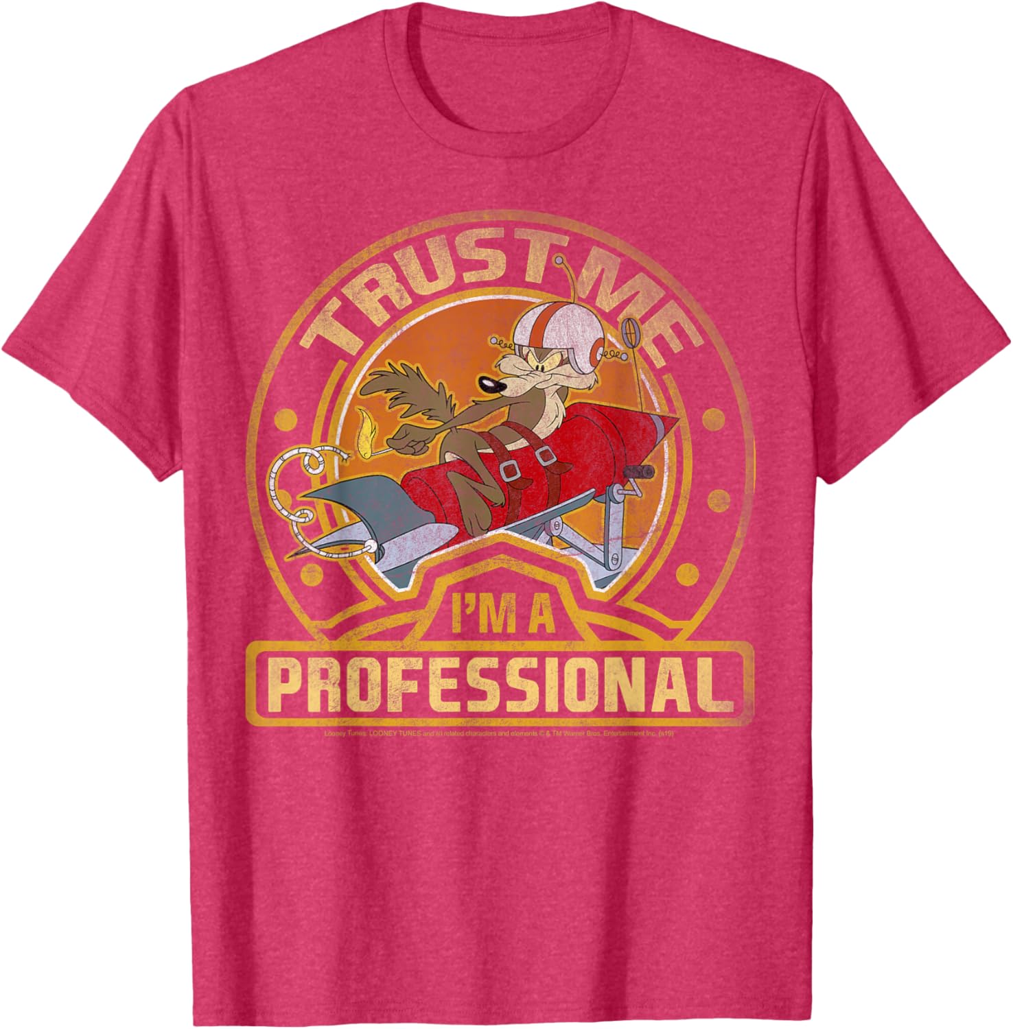 Looney Tunes Wile E. Coyote Trust Me I'm A Professional T-Shirt - 1