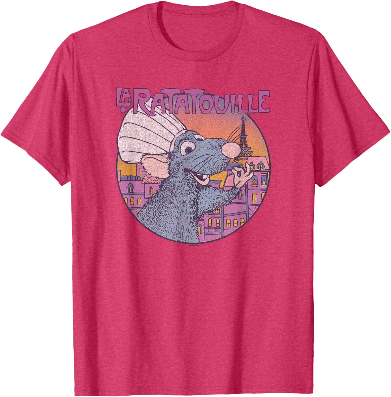 Disney Pixar Ratatouille Bon Appetit Circle Sign T-Shirt for Food Lovers - 10
