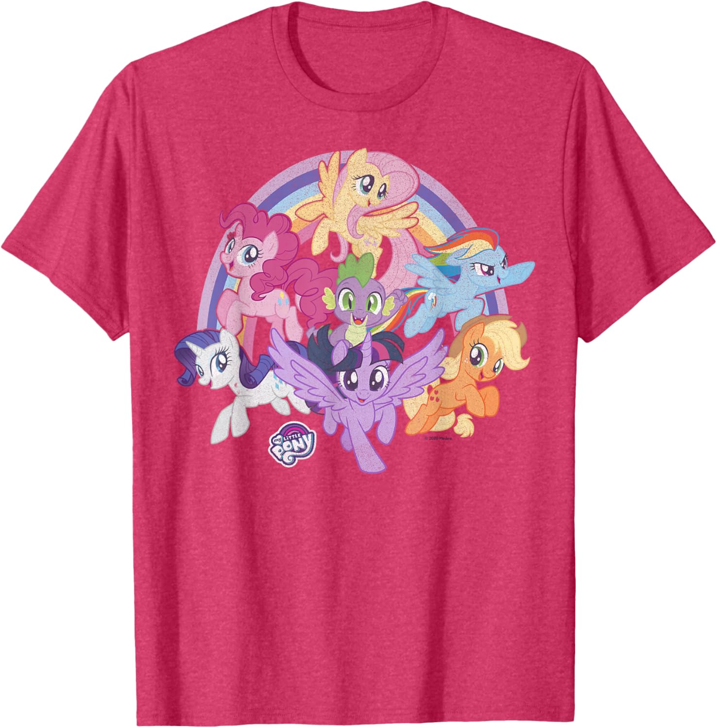 My Little Pony Rainbow Pony Group Shot T-Shirt for Fans and Collectors - 2