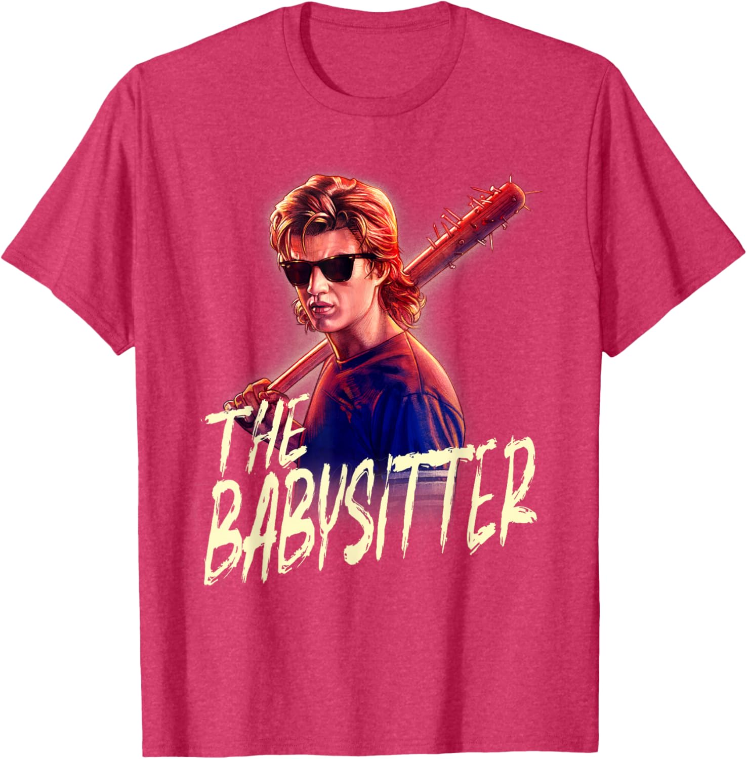 Stranger Things Steve The Babysitter Portrait T-Shirt for Fans - 1