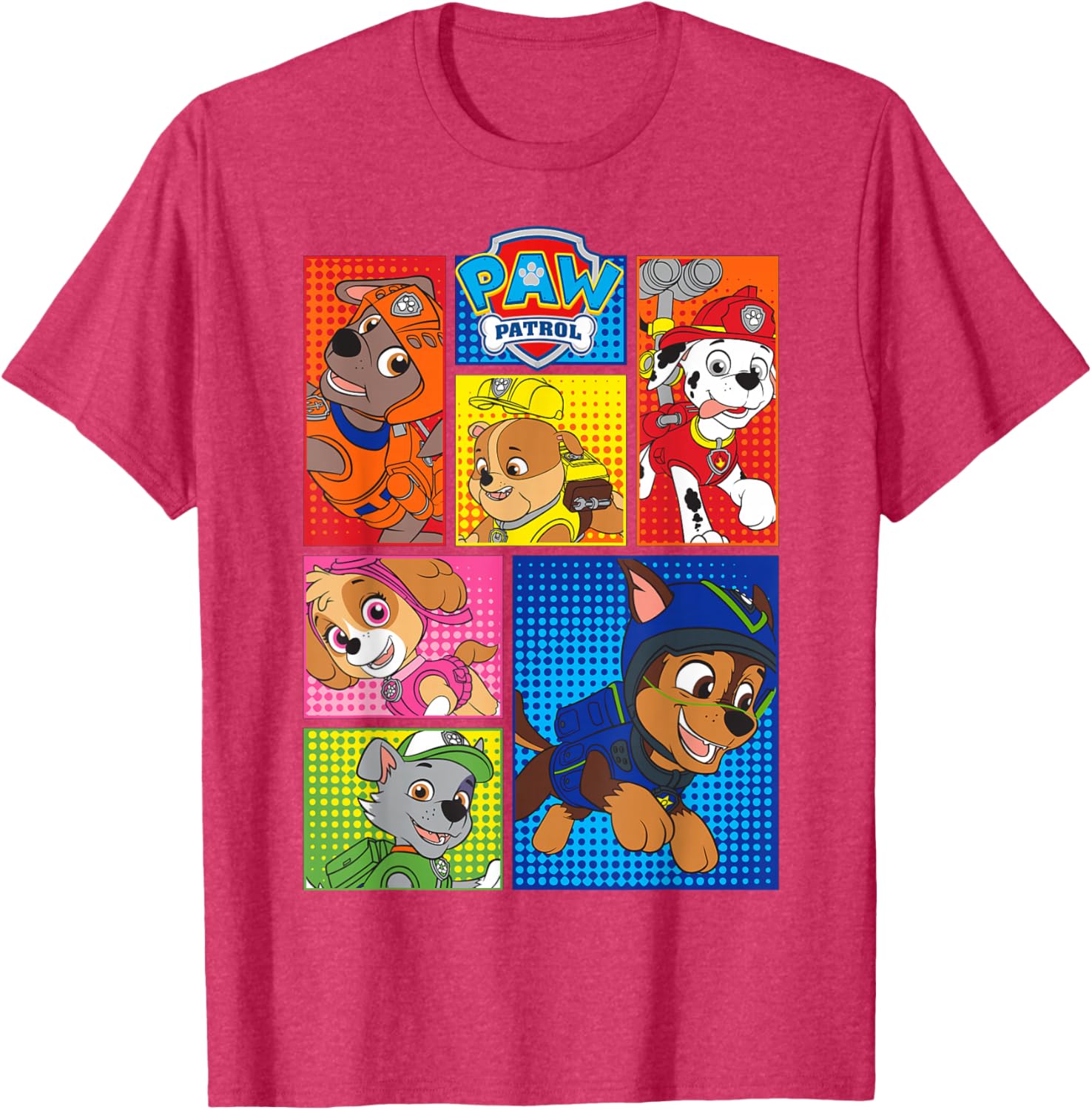 Adorable Paw Patrol Pup Shapes T-Shirt for Kids - Fun and Stylish Apparel - 8