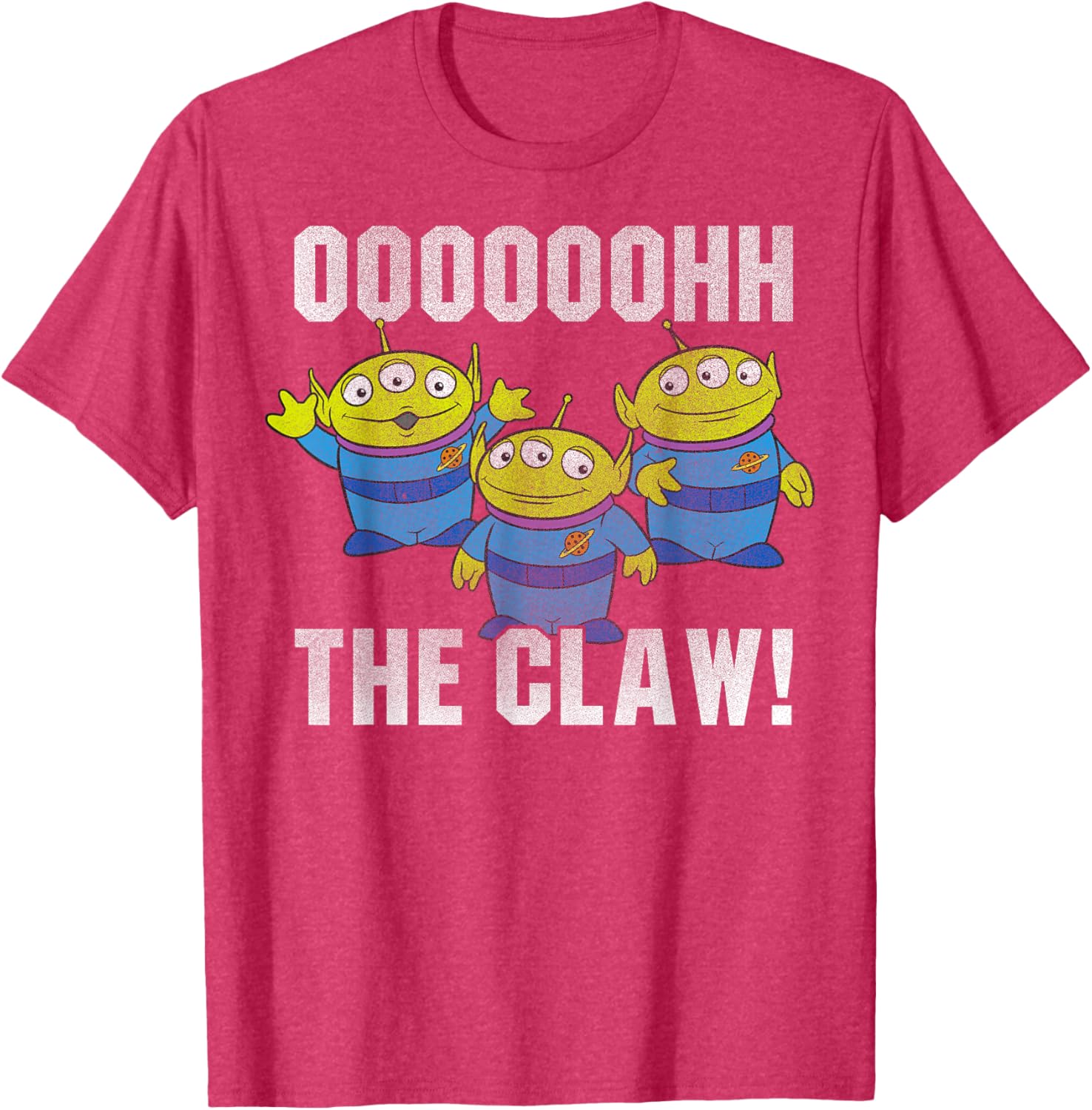 Disney Pixar Toy Story Alien Oooooh The Claw Distressed T-Shirt for Fans - 11
