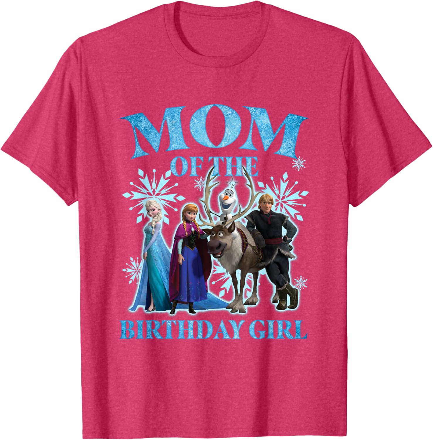 Disney Frozen Mom of the Birthday Girl T-Shirt for Fun Celebrations - 7