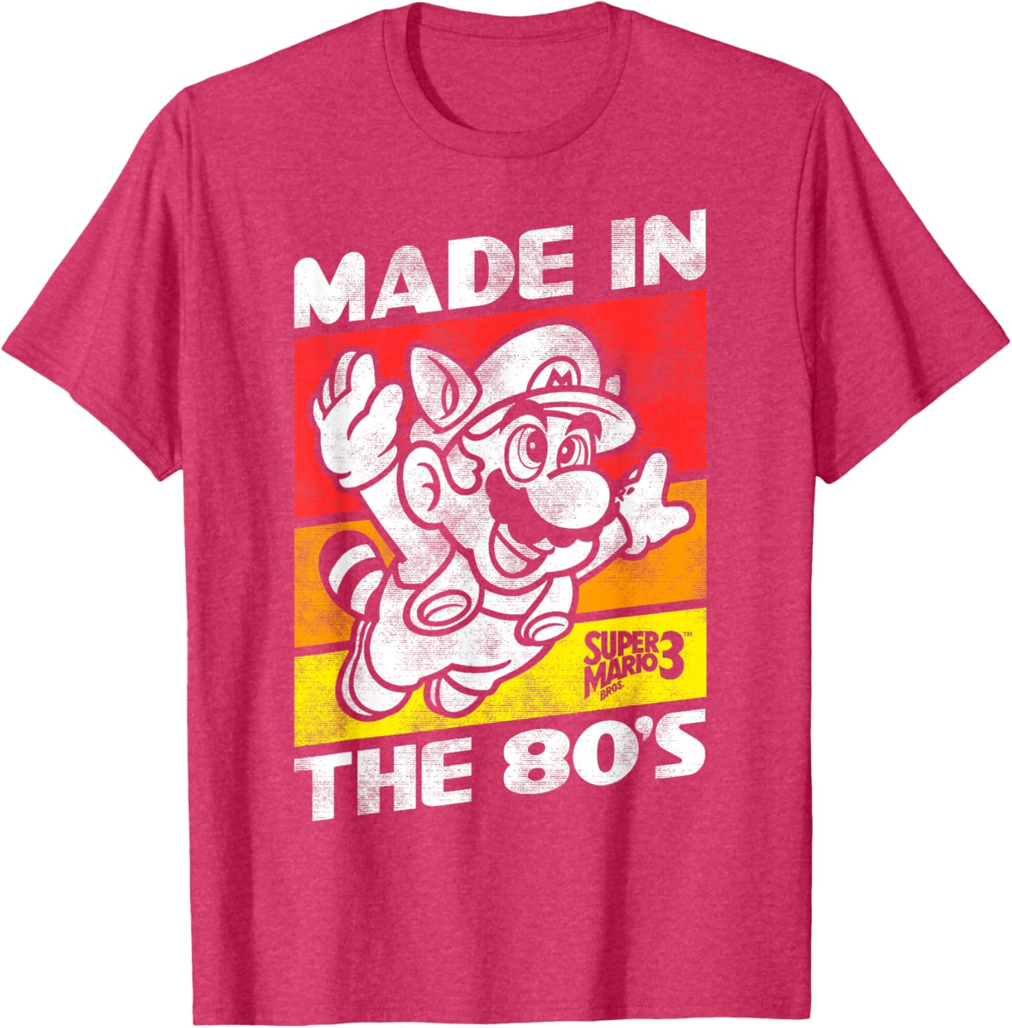 Retro Nintendo Super Mario 3 T-Shirt for 80's Gaming Fans - 5