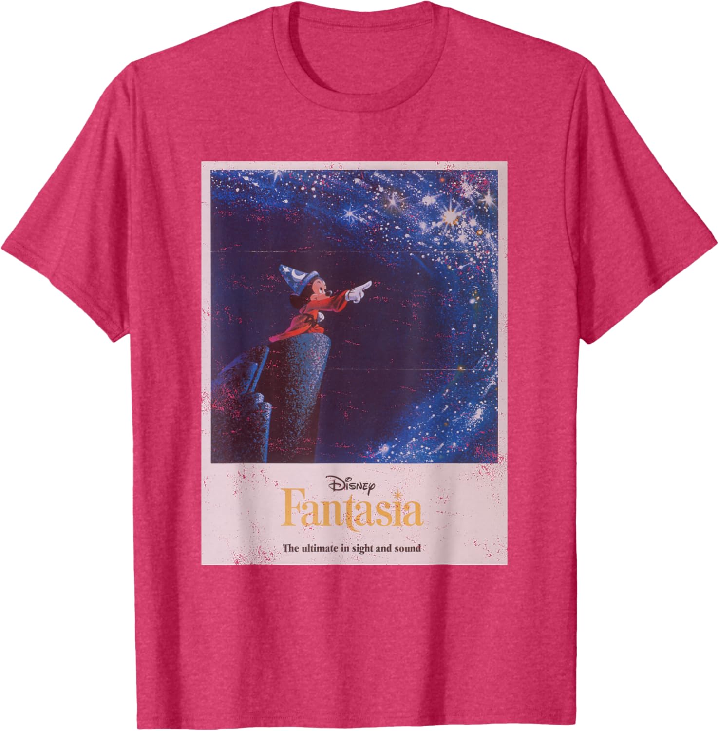 Disney Mickey Mouse Fantasia Retro Poster T-Shirt for Fans and Collectors - 6